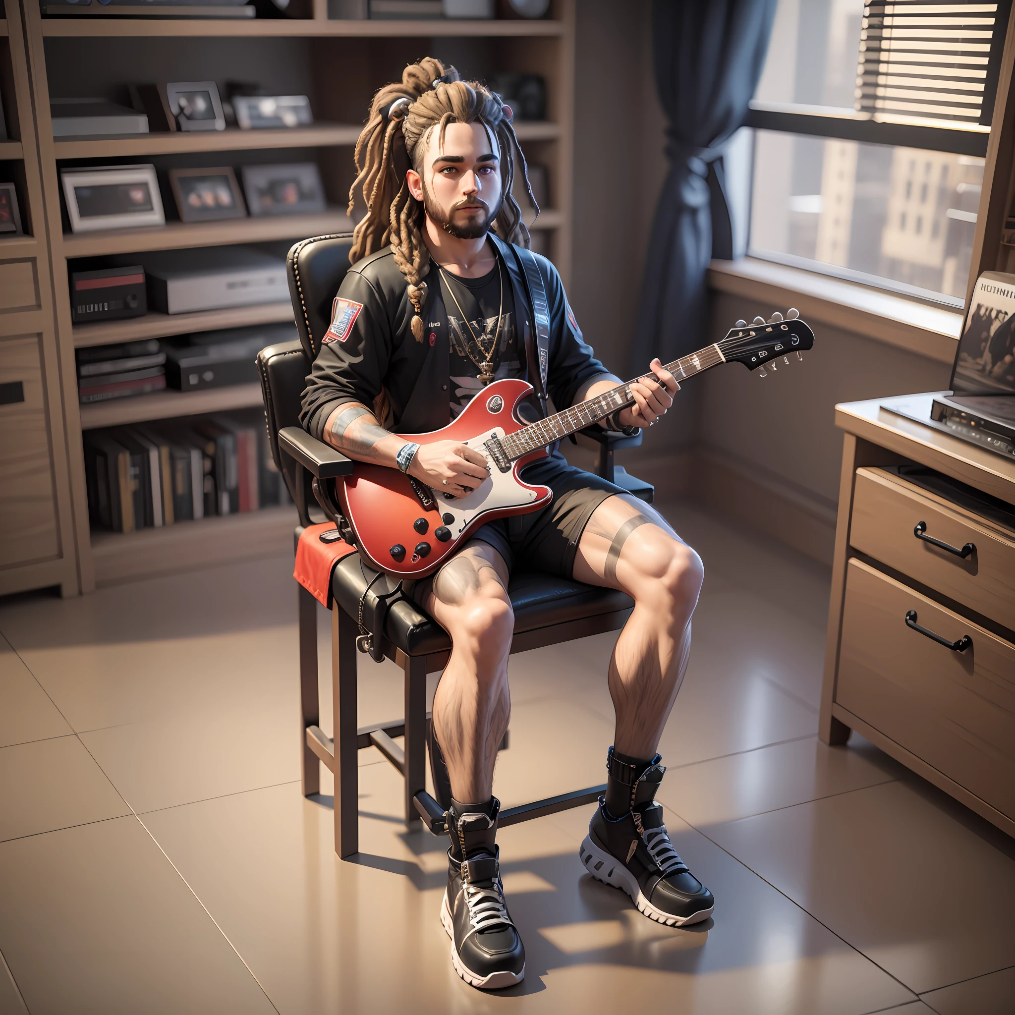 Listened in 3d in excellent quality evolution 8k full body of the character post Malone miniature with footrest support being a vinyl record --auto --s2