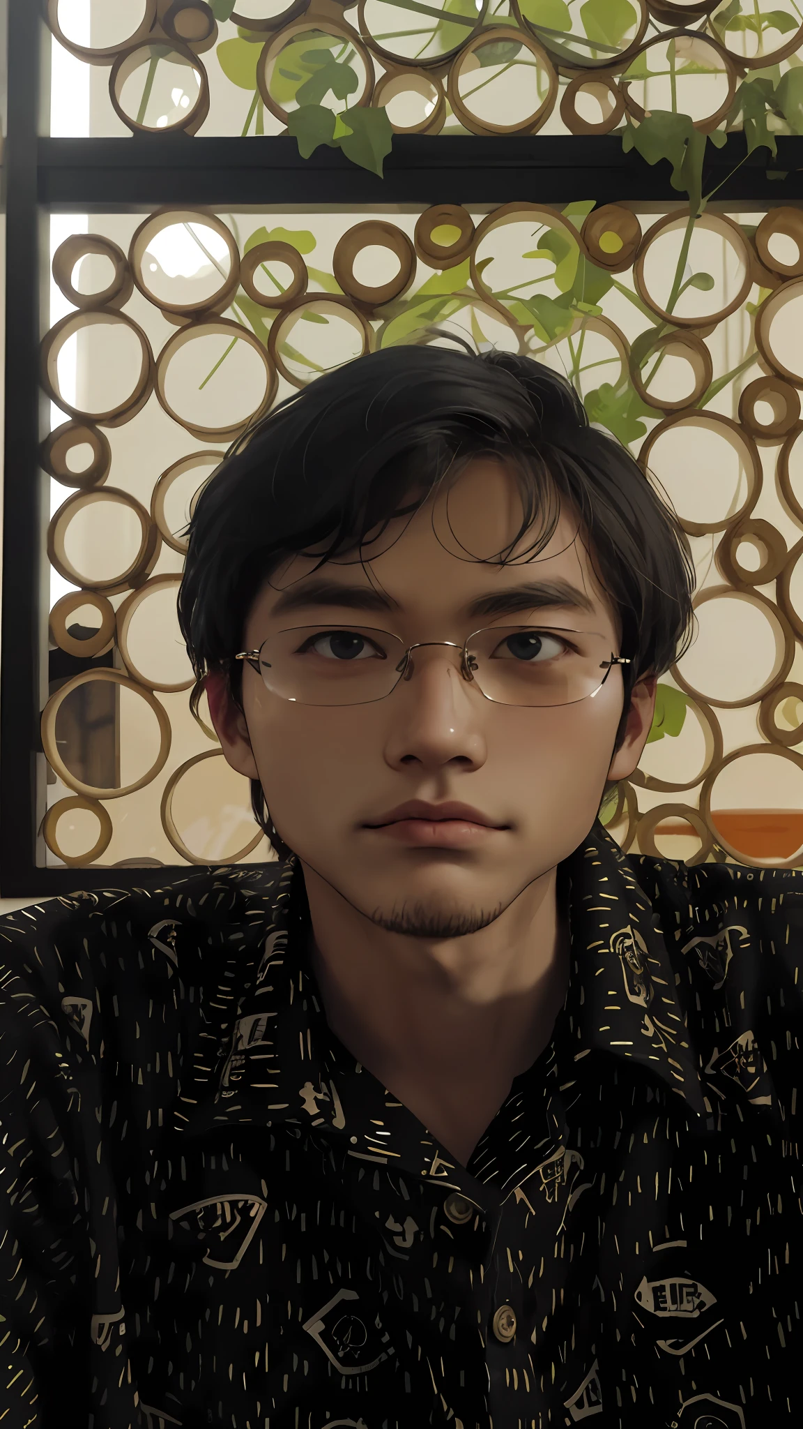 This is a guy called NL. Nl is a man and a company manager, wearing glasses,yellow skin tone,