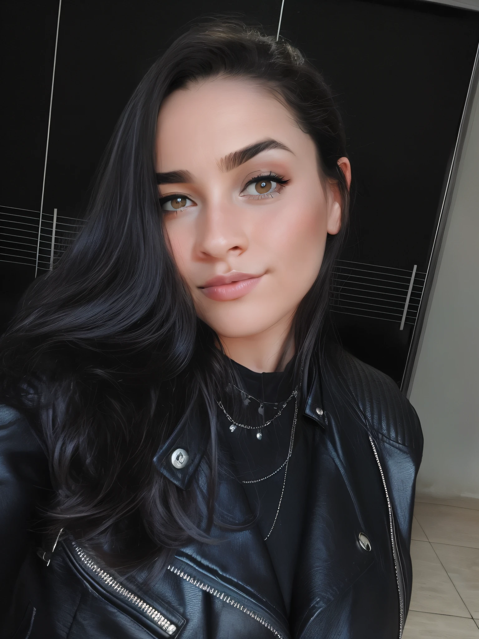 (sharp focus:1.2), photo, attractive young woman, (beautiful face:1.1), detailed eyes, luscious lips, (cat eye makeup:0.85), (large eyes:1.0), (toned body:1.2), (curly hair:1.2), wearing (romper:1.2) on a (beach:1.2). (moody lighting:1.2), depth of field, bokeh, 4K, HDR. by (James C. Christensen:1.2|Jeremy Lipking:1.1).