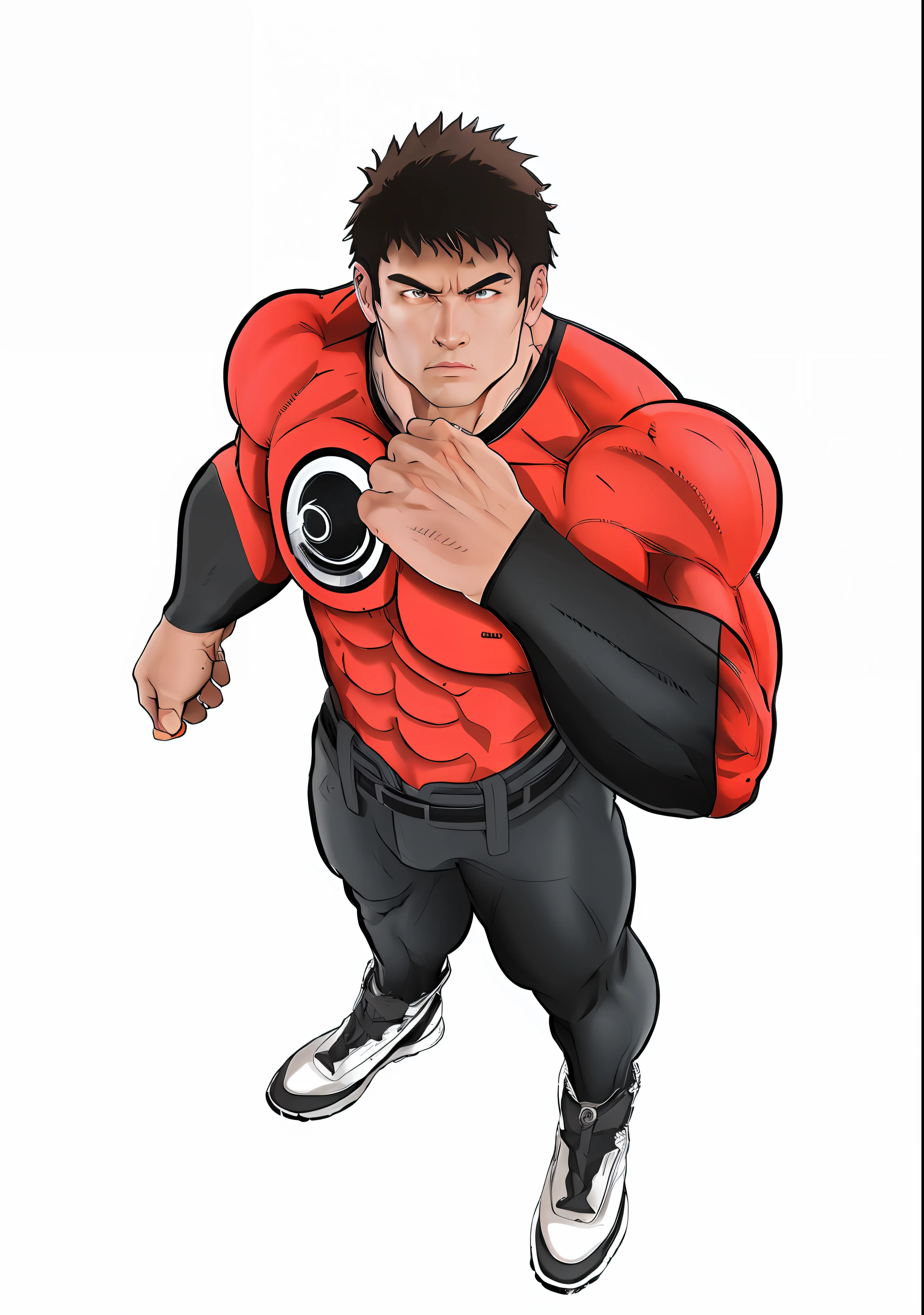 Ultra realistic image of strong character. Realistic, ultra realistic image