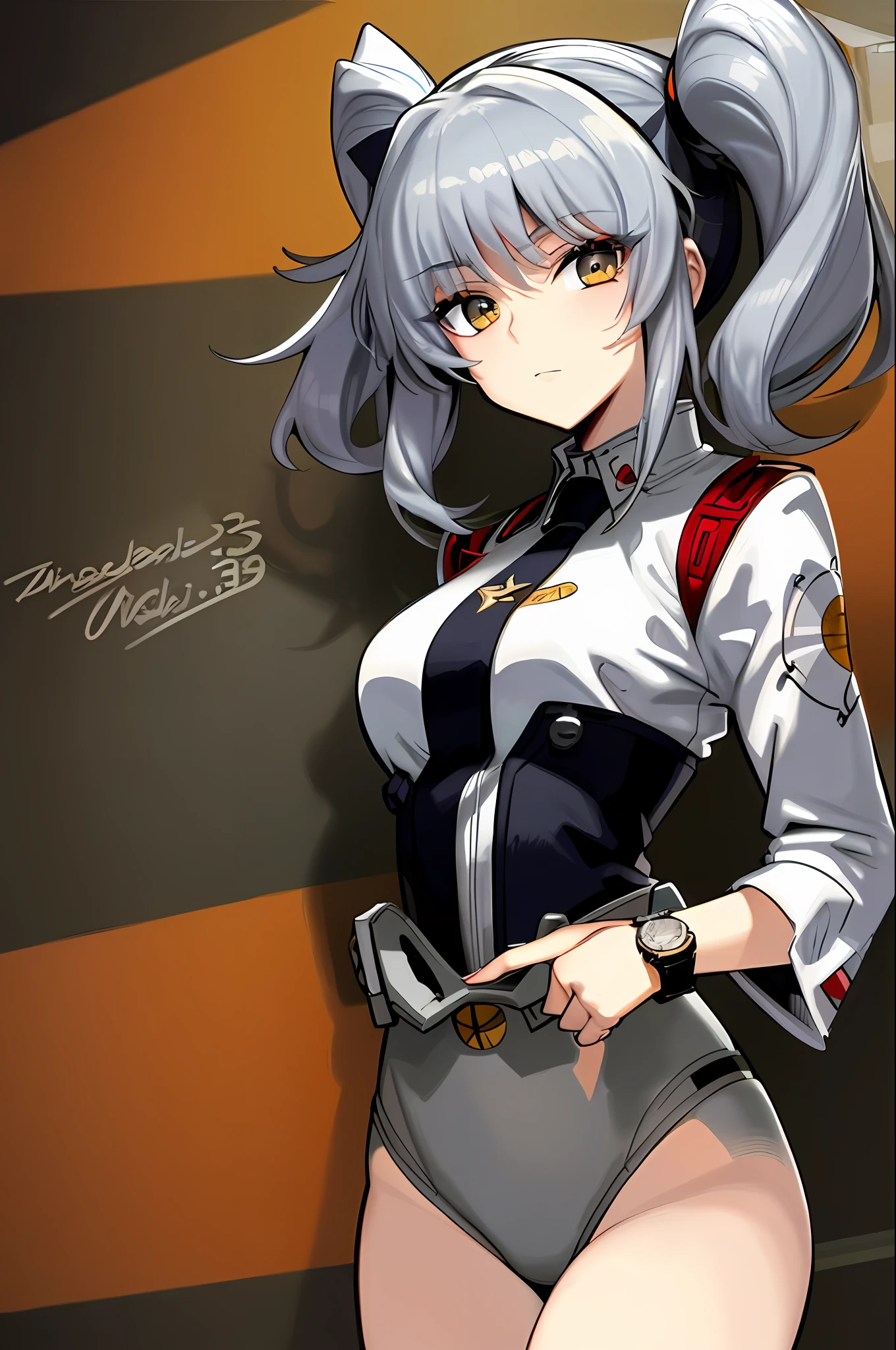(masterpiece, top quality; 1.3), super detailed, watch viewer, 1 girl, solo, Hoshi Norli, Mobile Battleship Nadesico