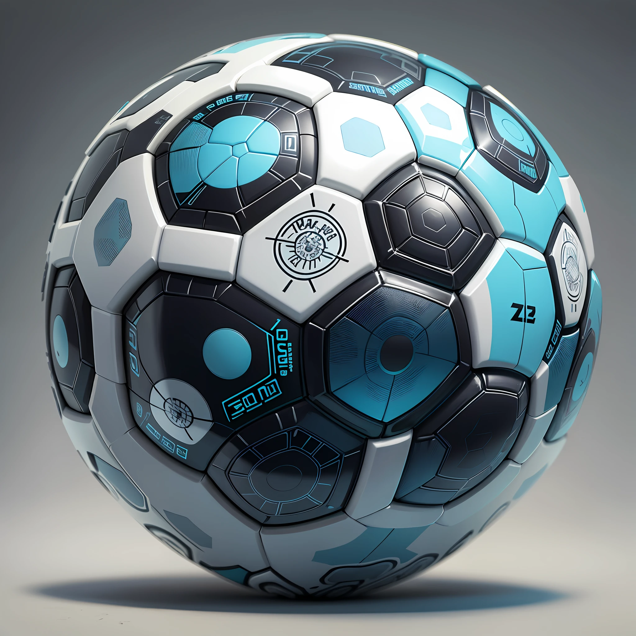 soccer ball, futuristic style --auto --s2