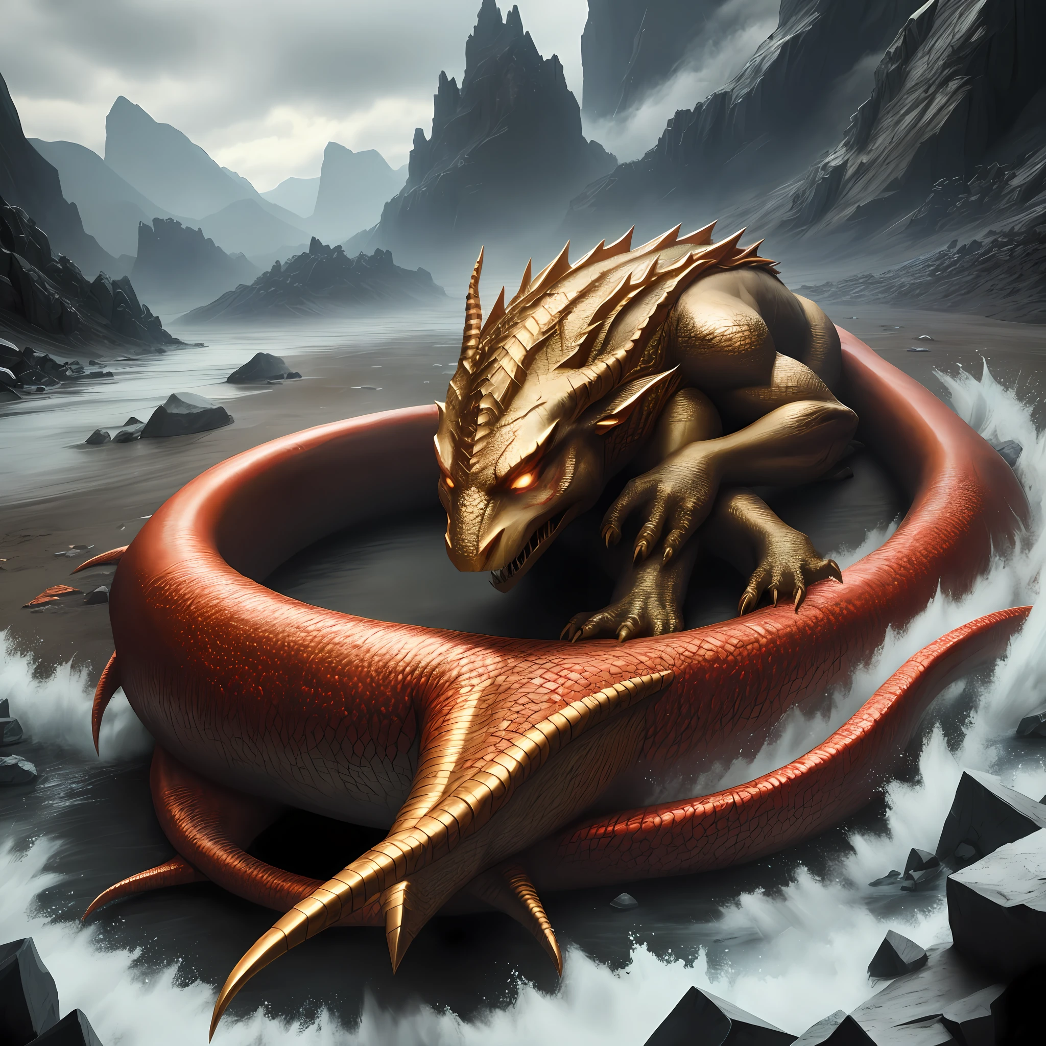 Smaug, the Hoobit, The Battle of the 5 Armies, 3D CGI