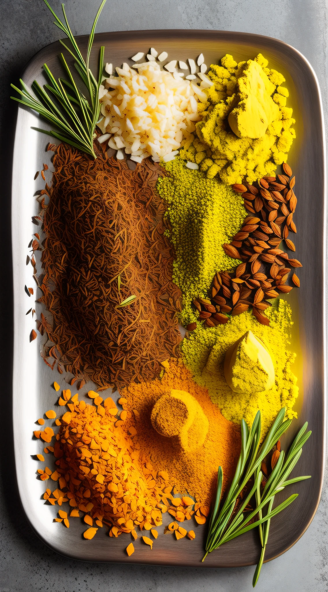 Images of colorful and aromatic dishes with saffron.