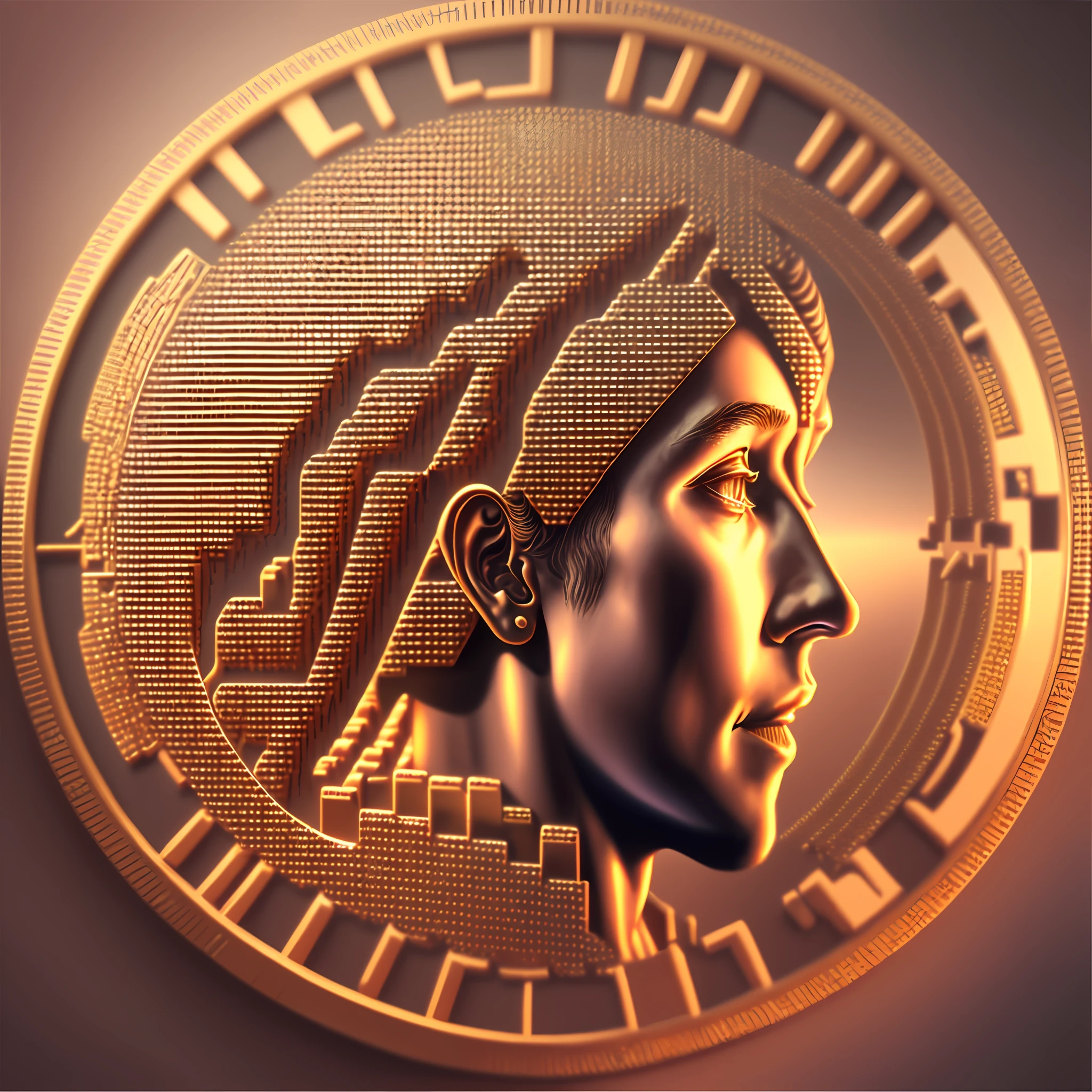 Bitcoin and its blockchain, around people, ultra realistic image in 8k. --auto --s2