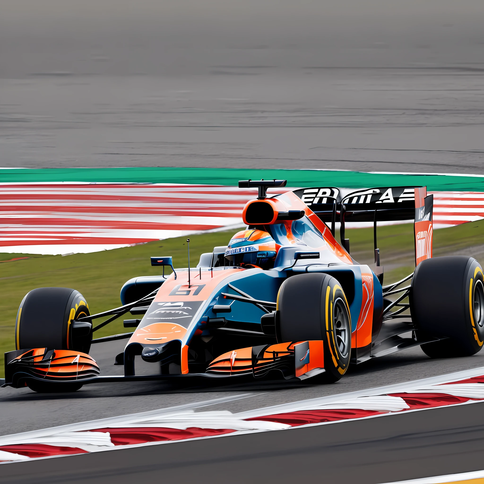 500 mm lens photo of Fernando Alonso front of formula 1 car aston martin amr23, zenithal light, trending on artstation, matte painting, animation lighting, depth of field, ultra detailed --ar 16:16 --q 2 --s 300 --v 5 --auto --s2