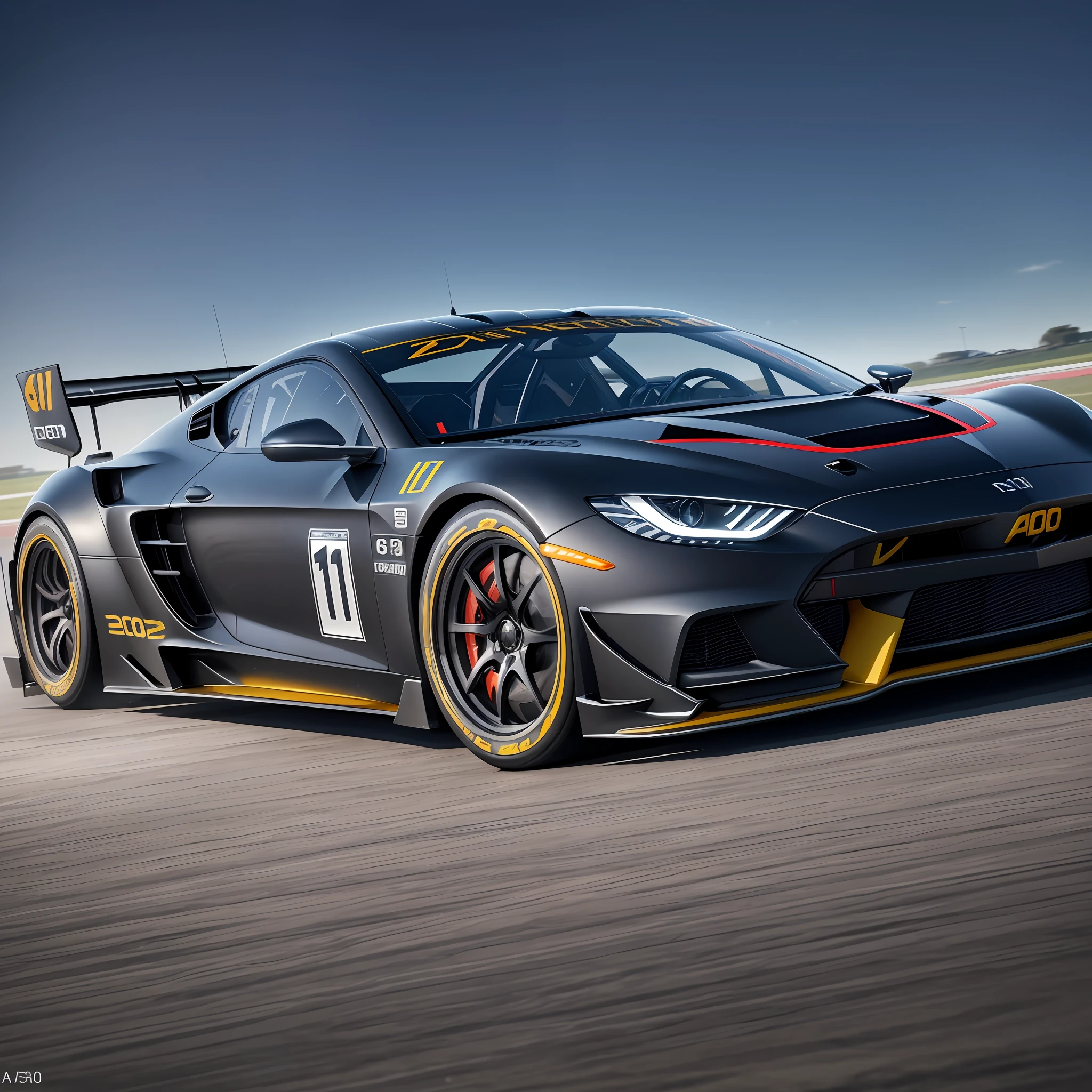 photo of 500 mm racing car lens, zenith light, trends in artstation, matte paint, animation lighting, depth of field, ultra detailed --air 16:16 --q 2 --s 300 --v 5 --auto --s2