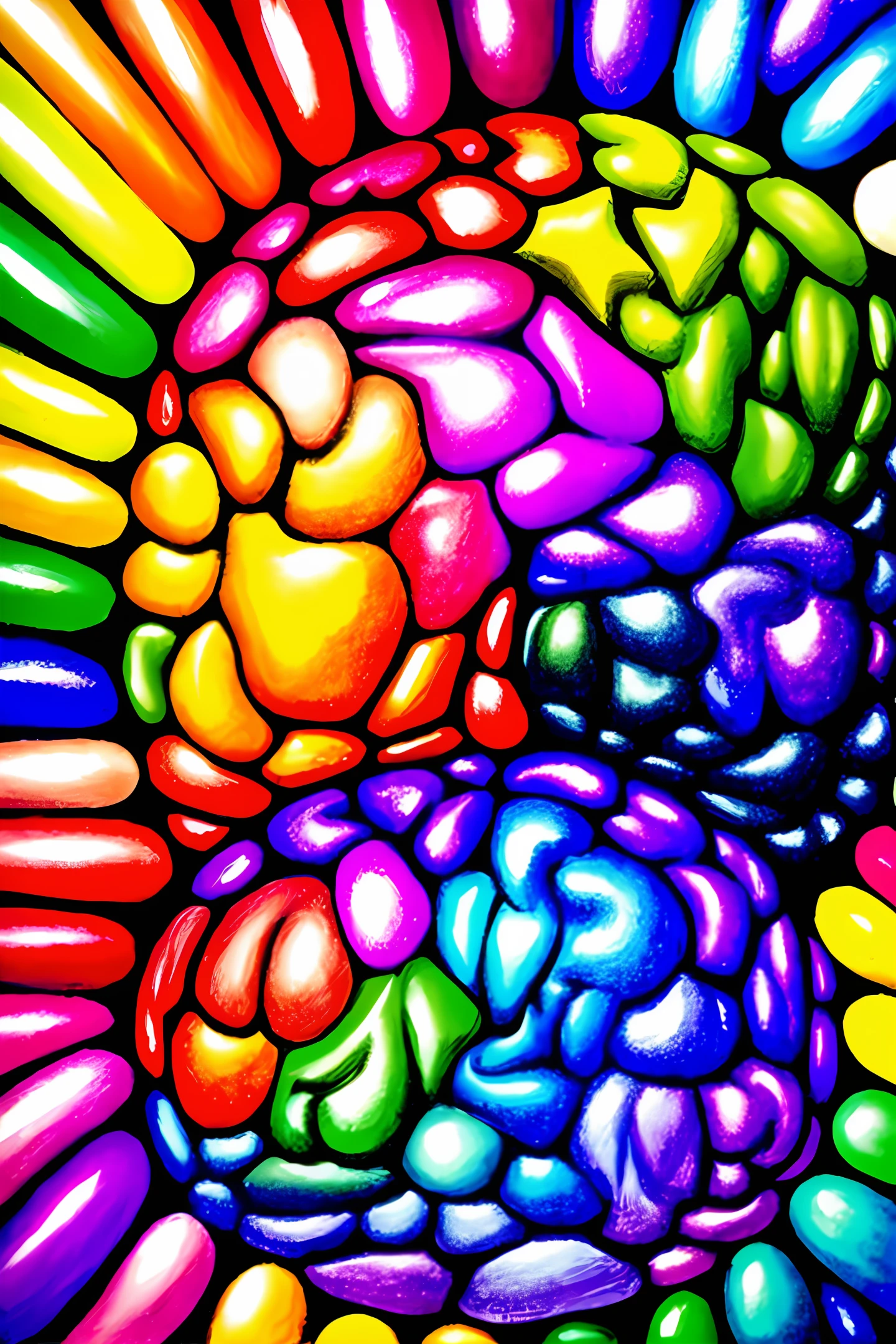 Drawing Universe puzzle colorful brain