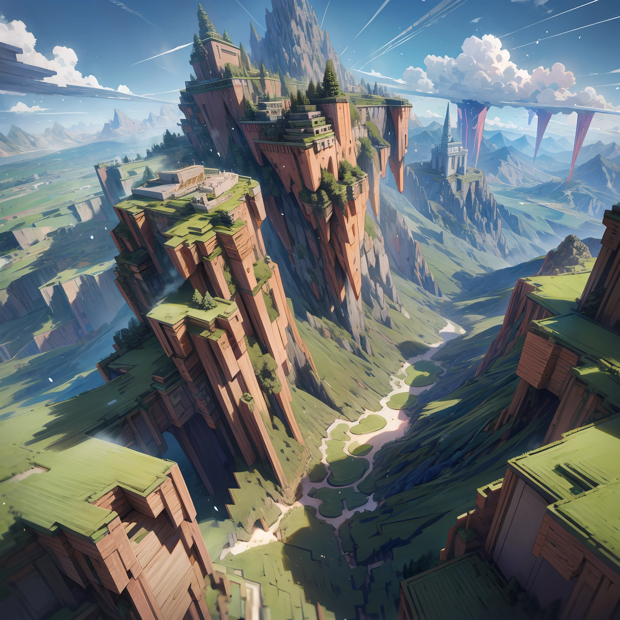 Great mountains of minecraft in real life