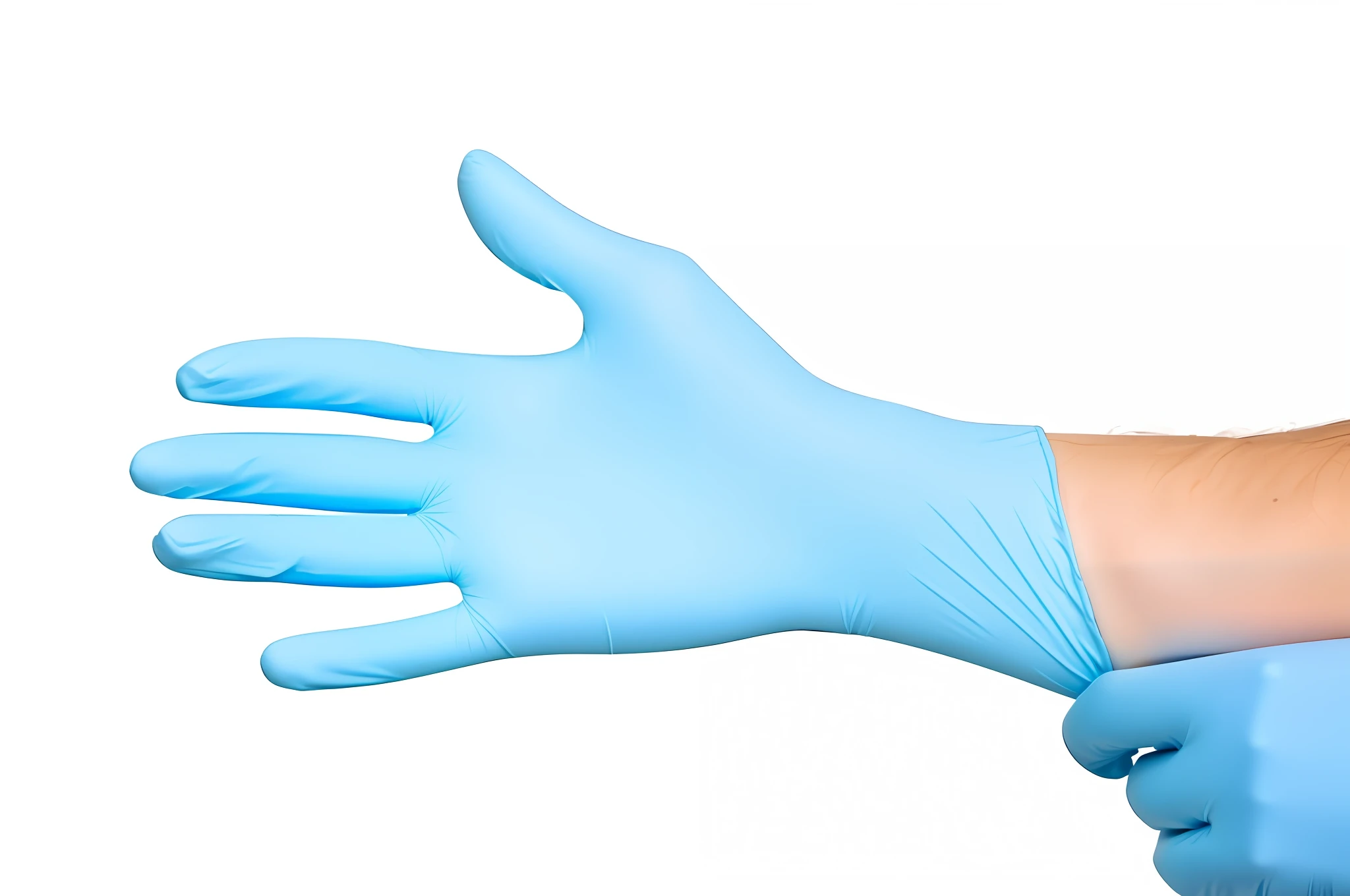 Best quality: 1.0), (Ultra High Resolution: 1.0), Someone with gloves in hand, wearing blue gloves, blue gloves, gloves on hands, Gloves, Gloves, Surgical supplies, Corrected hands, sterile color, Left hand, Made of laboratory tissue, normal hand, sterile, single and double hands, laboratory, corrective hand, hand, smooth hand, yellow latex gloves, light blue