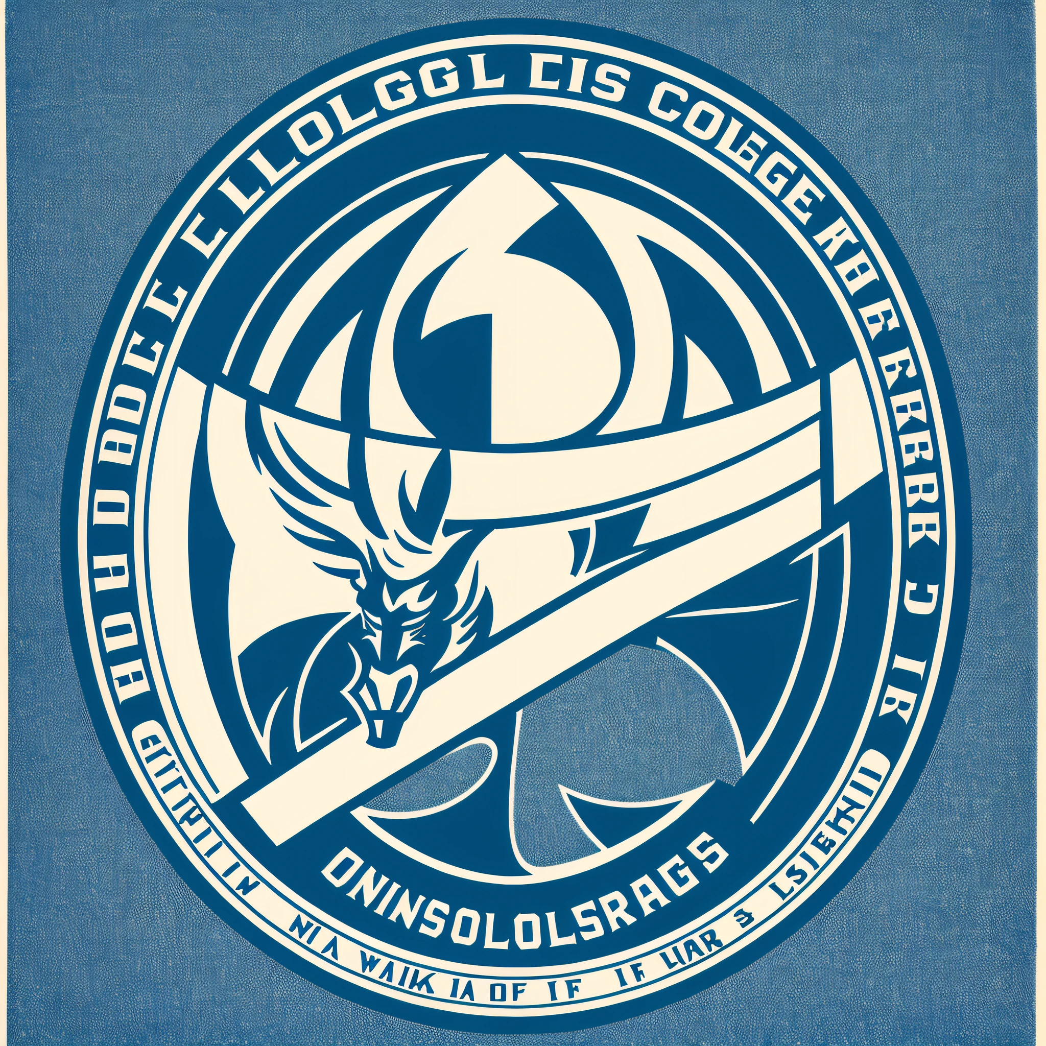 logo from a college in the '50s --auto --s2