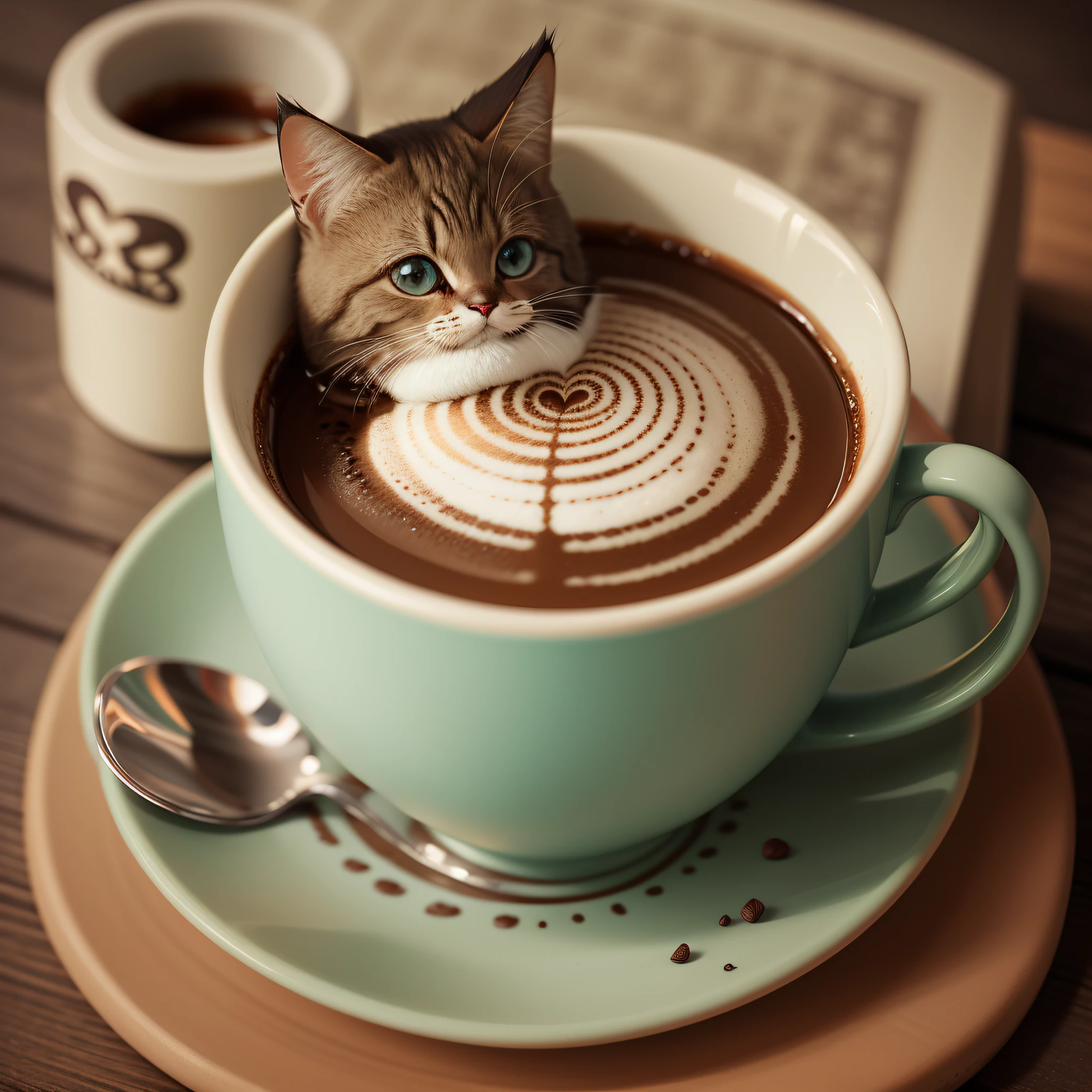 a cute storybook coffee cup --auto --s2