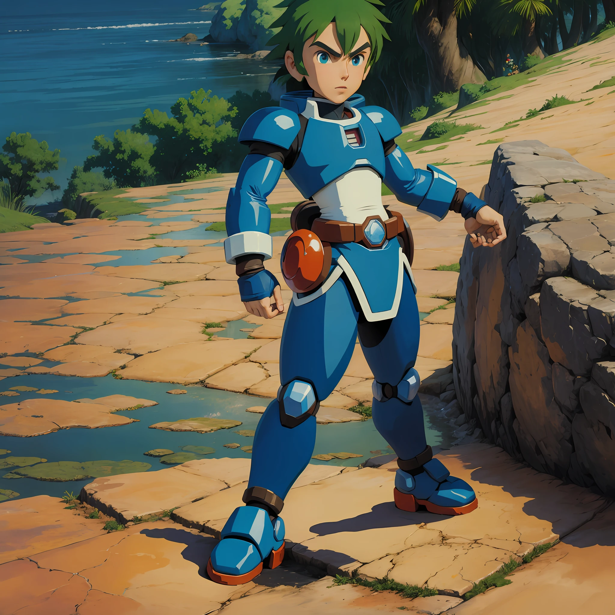 Create mixed link with Megaman 2d