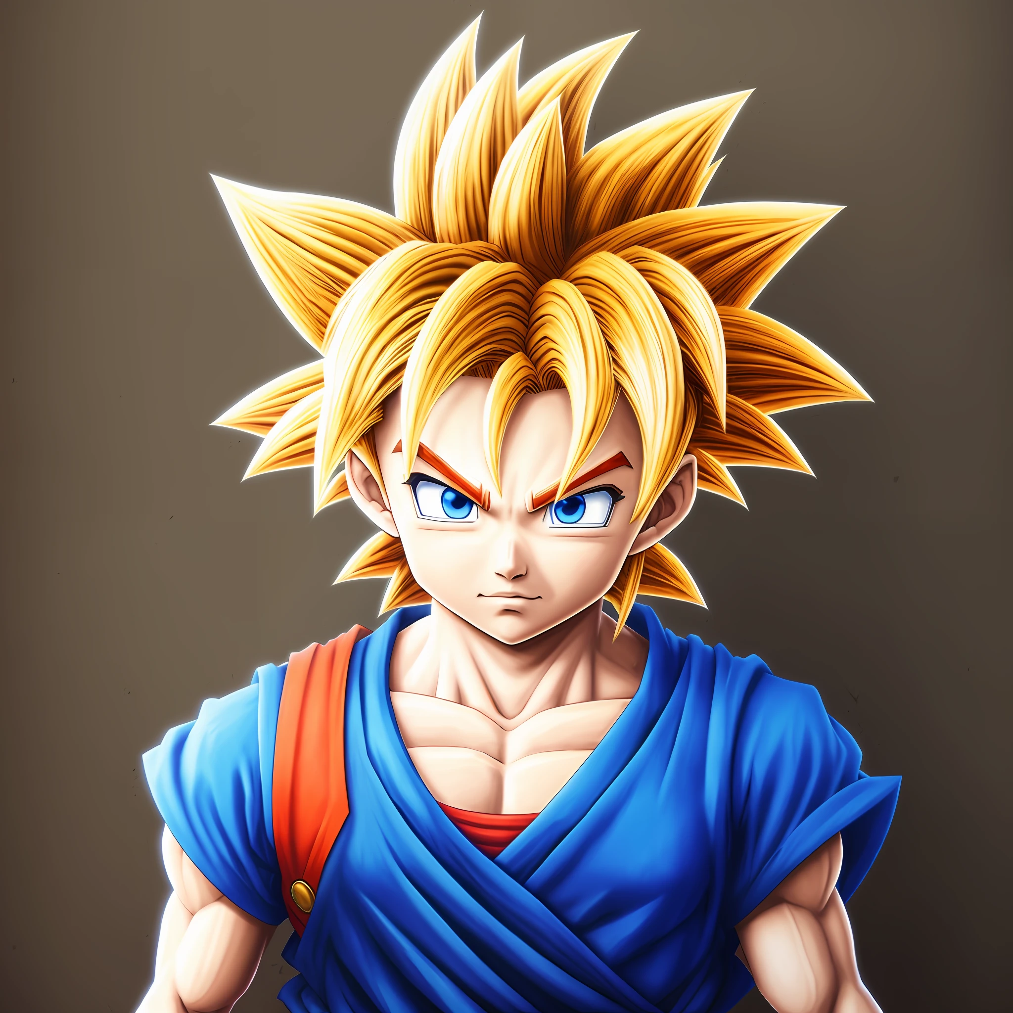 Create Goku child mixed with super mario --auto --s2