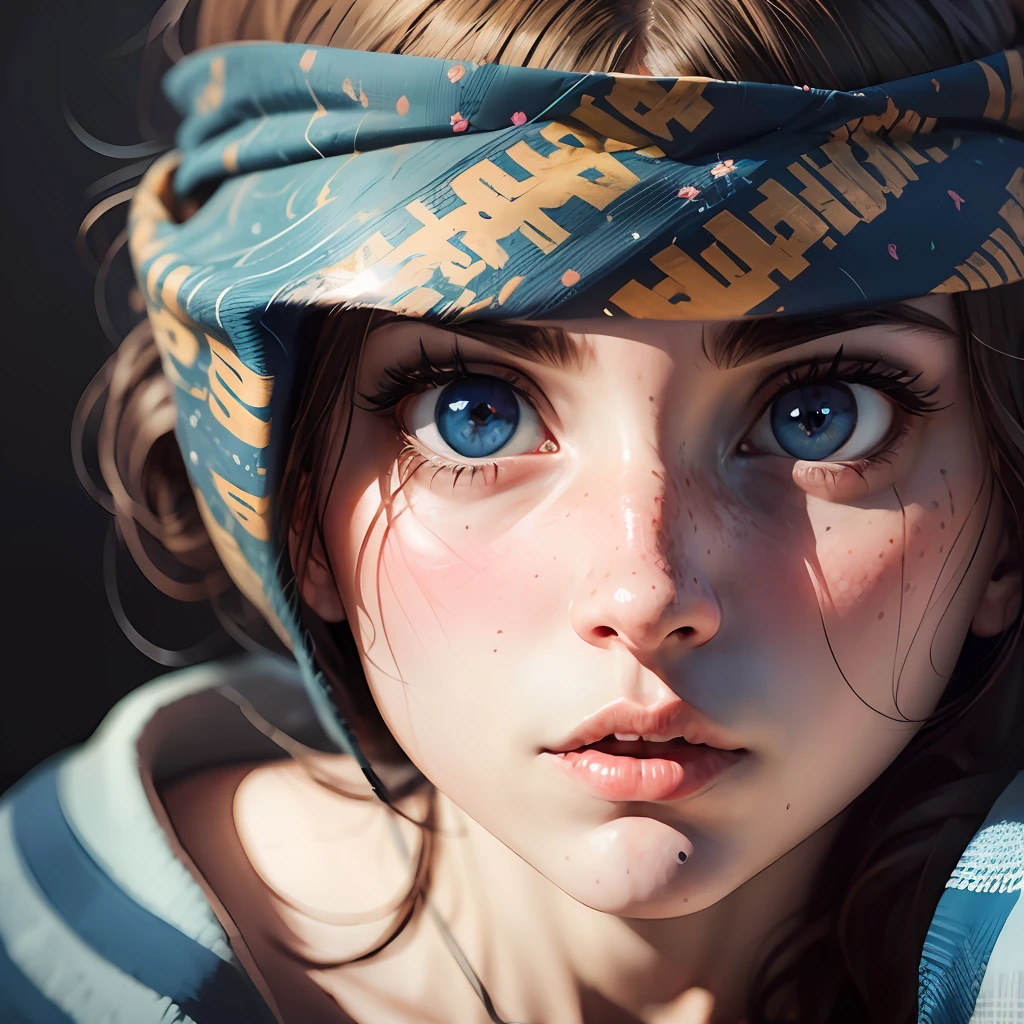 Woman with terrified face --auto --s2
