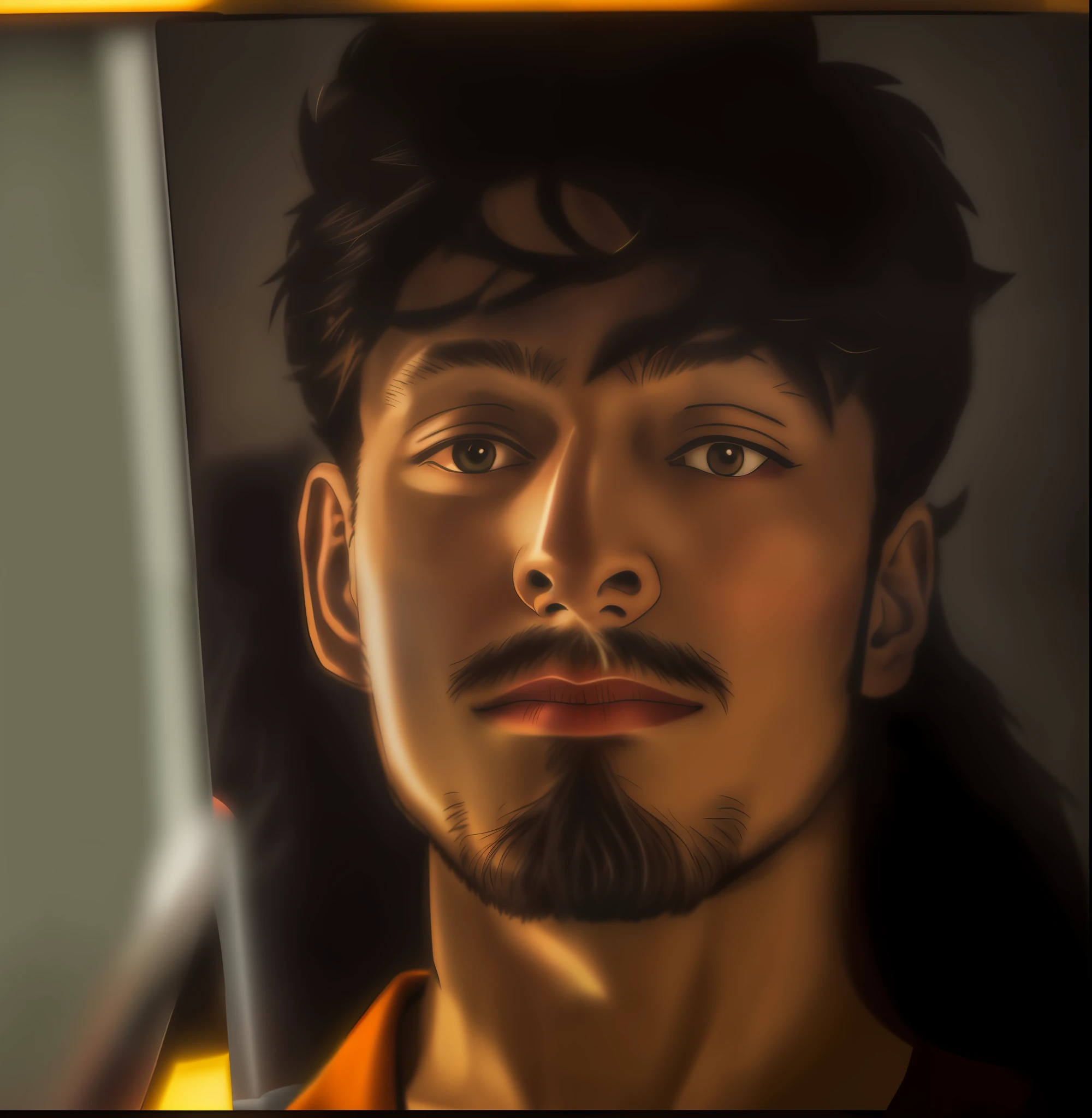 There is a man who is taking a selfie in the mirror, around 1 9 years old, taken in early 2020, headshot profile picture, halfbody headshot, 1024px profile picture, 18 years old, 2 2 years old, Twitch streamer/gamer Ludwig, 21 years old, clean shaved face, beard on neck,high quality photo,cute,dragon ball style