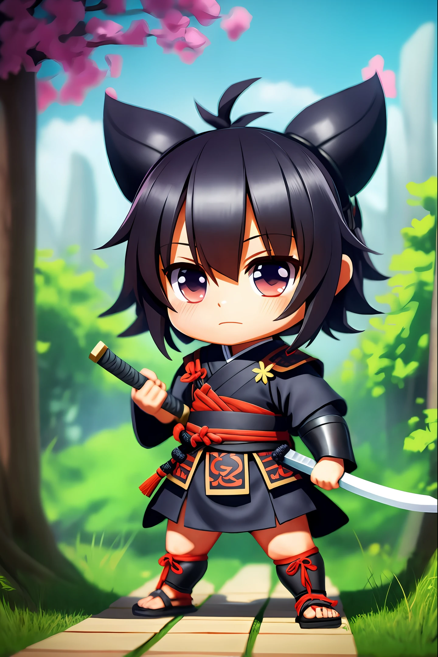 Chibi Samurai Outfit Character --auto --s2
