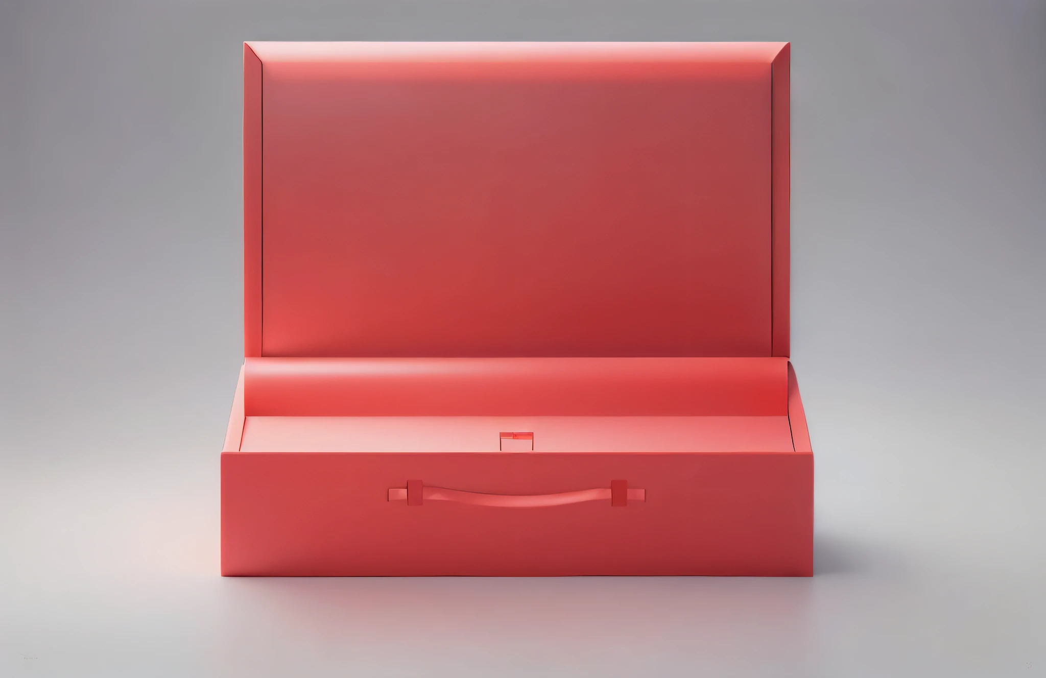Highest quality, outstanding detail, ultra-high resolution, (fidelity: 1.4), an open red gift box