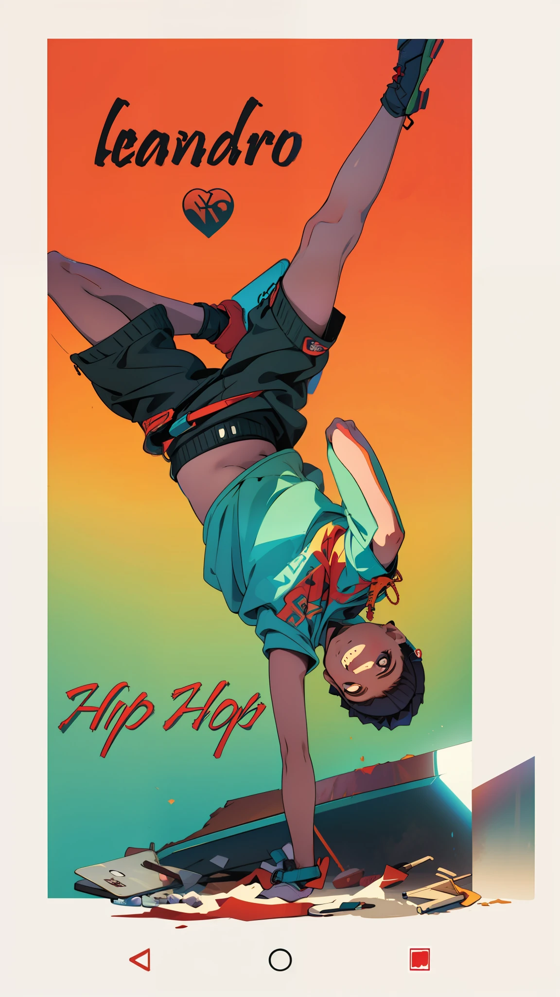 there is a young boy doing a handstand on a skateboard, hiphop, hip hop style, hiphop urban inspired, hip - hop, hip-hop, hip hop, hips, hip hop album cover, in an action pose, leg and hip shot, photograpgy, art masterpice, hip hop aesthetic, vhsrip, chibi