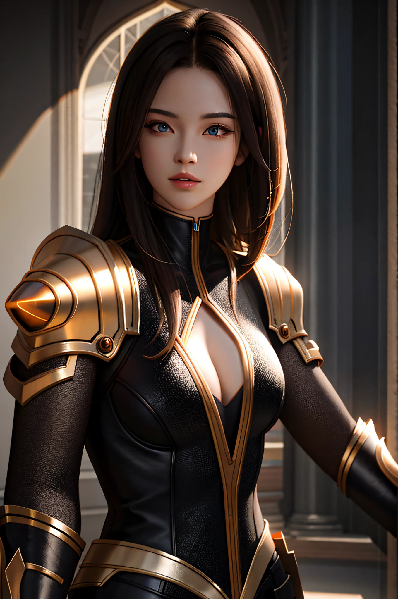 Masterpiece, Best Quality, High Quality, HD, High Quality Textures, High Quality Shadows, High Detail, Realistic, Cinematic Light, Side Light, Lens Vignetting, Ray Tracing, Sharp Focus,