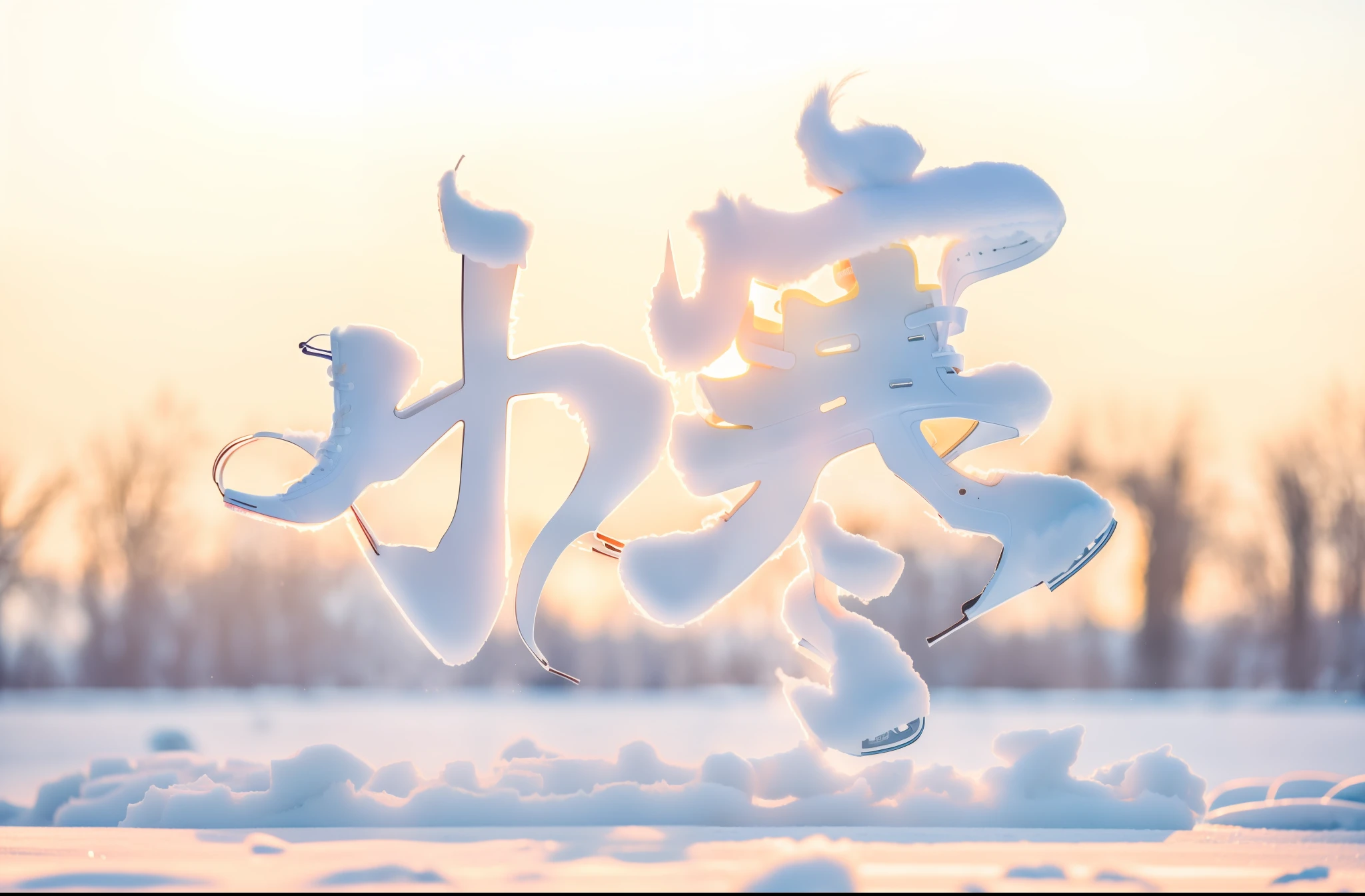 shoeai, sneakers, skates, snowy weather, powerful bang