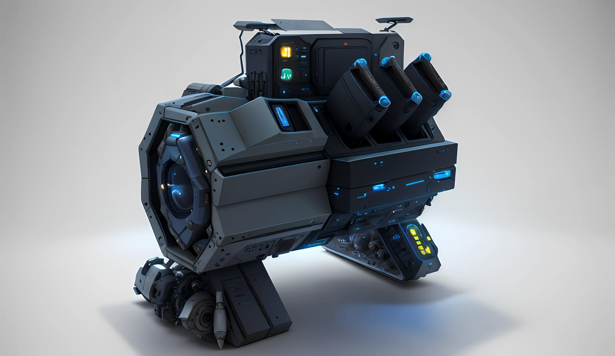 Close up of small spaceship with large engine, detailed spaceship, Gribl!!, Gribls, Gribul, Gribl texture, frostbite 3 engine rendering, sci-fi highly detailed, Gryble detail, monochrome 3D model, super highly detailed, detailed crashed spaceship, hard surface model, heavy detail, re-engine rendering, neo-futuristic highly detailed, computer case design, high tech, futuristic technology