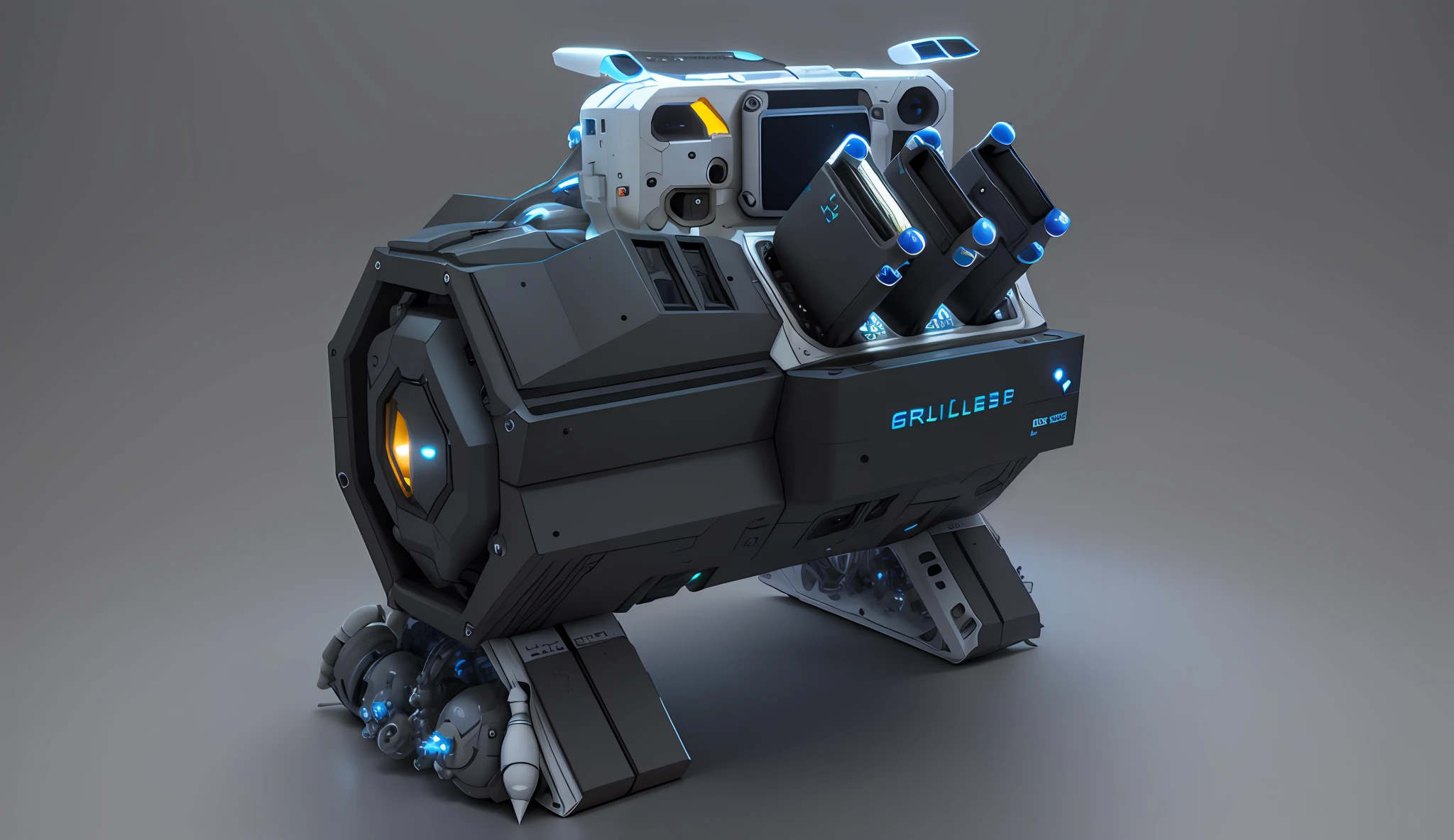 Close up of small spaceship with large engine, detailed spaceship, Gribl!!, Gribls, Gribul, Gribl texture, frostbite 3 engine rendering, sci-fi highly detailed, Gryble detail, monochrome 3D model, super highly detailed, detailed crashed spaceship, hard surface model, heavy detail, re-engine rendering, neo-futuristic highly detailed, computer case design, high tech, futuristic technology