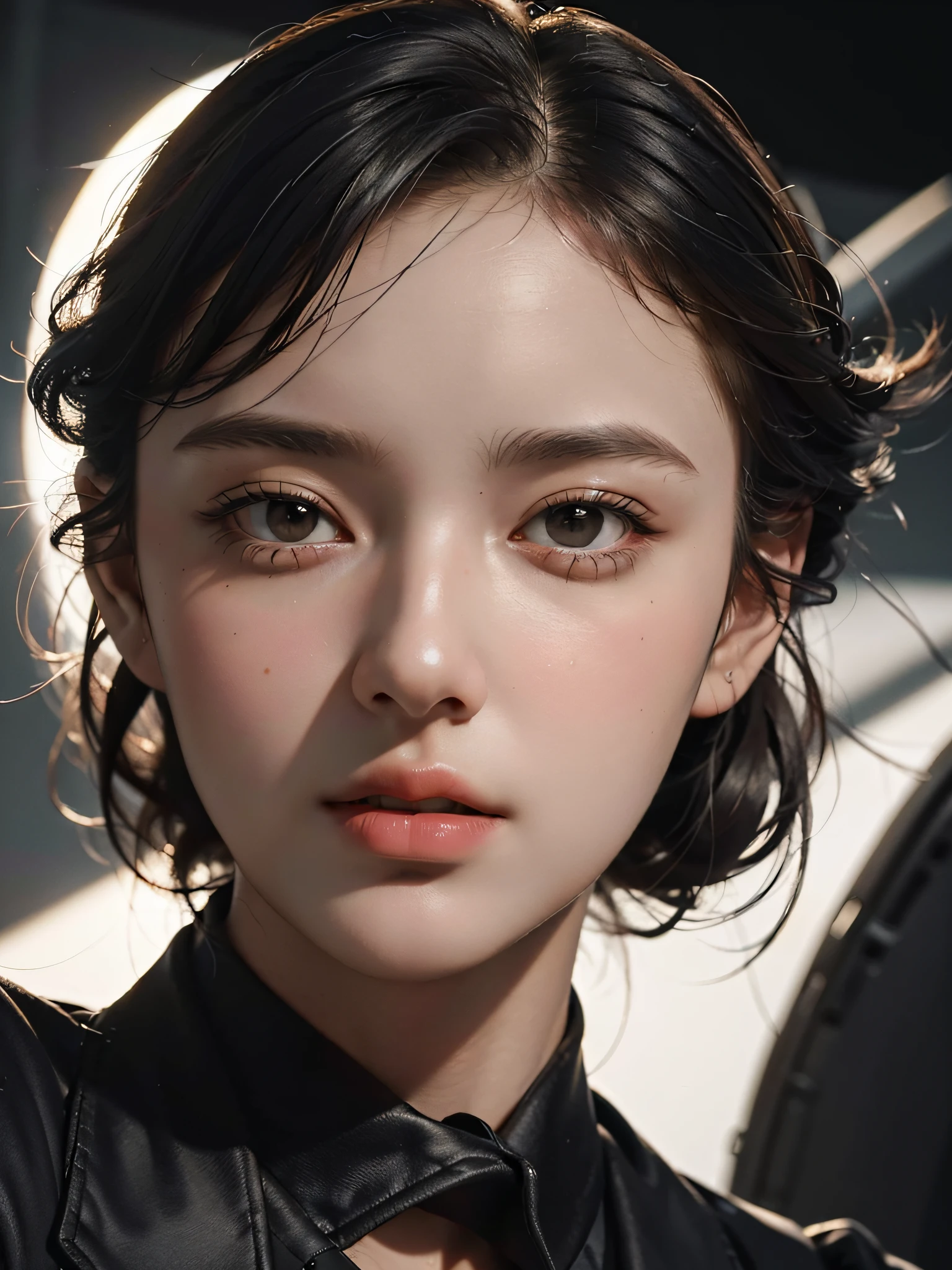 best quality,(RAW photo:1.2),(masterpiece:1.4),(photorealistic:1.4),(highres:1.4), 1girl, depth of field, flight attendant, intricately detailed,8k, extremely detailed, perfect lighting, epic background