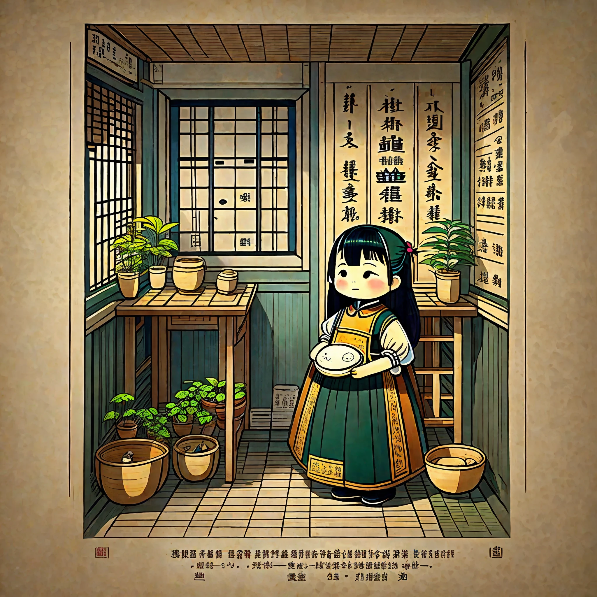 Hokkien nursery rhyme AI style poster --auto --s2
