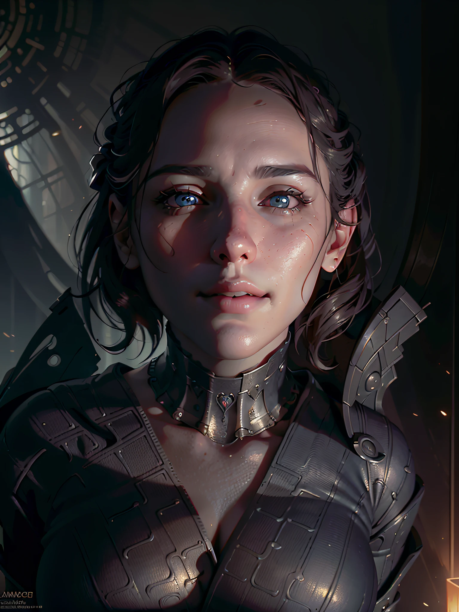 Angela White model simple outfit, 8K beautiful 20 year old, full body, symmetrical face, symmetrical eyes, hyper 8K detailed photo, 8k resolution concept art portrait by Greg Rutkowski, Artgerm, WLOP, Alphonse Mucha, Beeple, Caravaggio , hyper-detailed intricately detailed art trending on Artstation triadic colors Unreal Engine 5 volumetric lighting, perfect composition, beautiful detailed intricate insanely detailed octane render trending on artstation, 8 k artistic photography, photorealistic, soft natural volumetric cinematic perfect light, chiaroscuro, award- winning photograph, masterpiece, oil on canvas, digital painting, symmetrical, illuminating, detailed face, smooth soft skin, ultra-realistic, soft hairs, looking into the camera, sf, intricate artwork masterpiece, ominous, matte painting movie poster, golden ratio , trending on cgsociety, intricate, epic, trending on artstation, by artgerm, h. r. giger and beksinski, highly detailed, vibrant, production cinematic character render, ultra high quality model, beautiful body, smiling, happy, brunette, perfect composition, beautiful detailed intricate insanely detailed octane render trending on artstation, 8 k artistic photography, photorealistic concept art , soft natural volumetric cinematic perfect light, chiaroscuro, award - winning photograph, masterpiece, oil on canvas, raphael, caravaggio, greg rutkowski, beeple, beksinski, giger, sf, intricate artwork masterpiece, ominous, matte painting movie poster, golden ratio, trending on cgsociety, intricate, epic, trending on artstation, by artgerm, h. r. giger and beksinski, highly detailed, vibrant, production cinematic character render, ultra high quality model