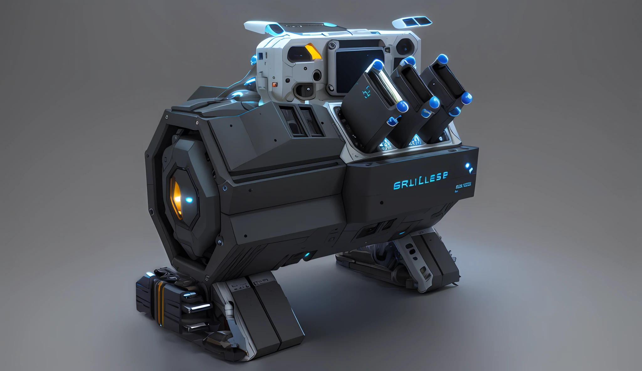 Bracket, mech, sci-fi