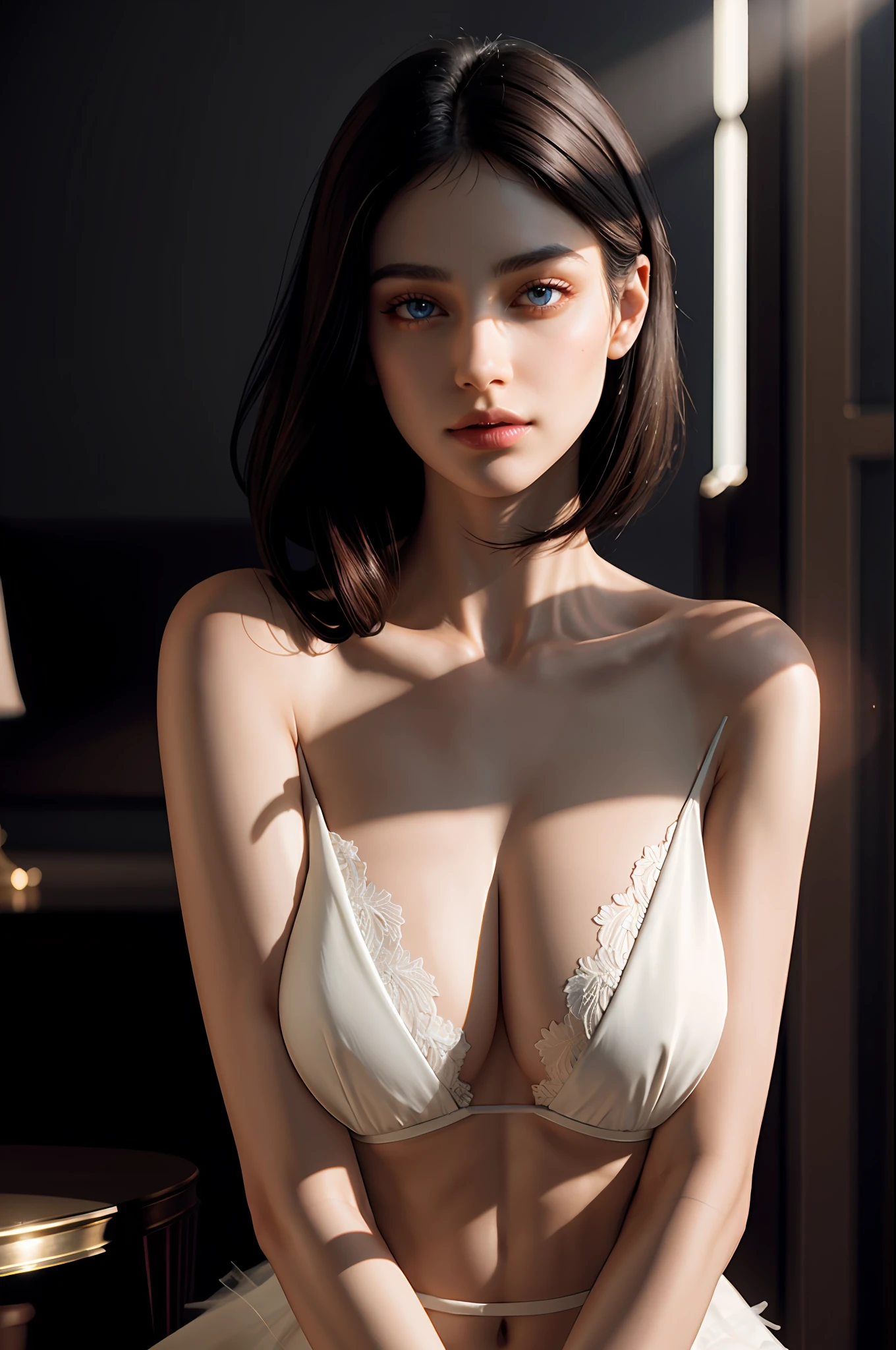 nsfw:1.5,masterpiece, best quality, high quality, high definition, high quality textures, high quality shadows, high definition, beautiful detail, highly detailed cg, detailed textures, realistic representation of faces, realistic, colorful, delicate, cinematic lights, side lights, lens flares, ray tracing, sharp focus, (1girl, __focus__:1.3), ( Intricate details, Makeup, PureErosFace_V1:0.5), (Detailed beautiful delicate face, detailed beautiful delicate eyes, perfect face proportions, dense skin, dense skin, best ratio four fingers and one thumb, arms under chest, medium large chest, wide hips, smooth upper abdomen, thin thin, __fashion__, __hair__:1.3), __location__ , no hands, no hands