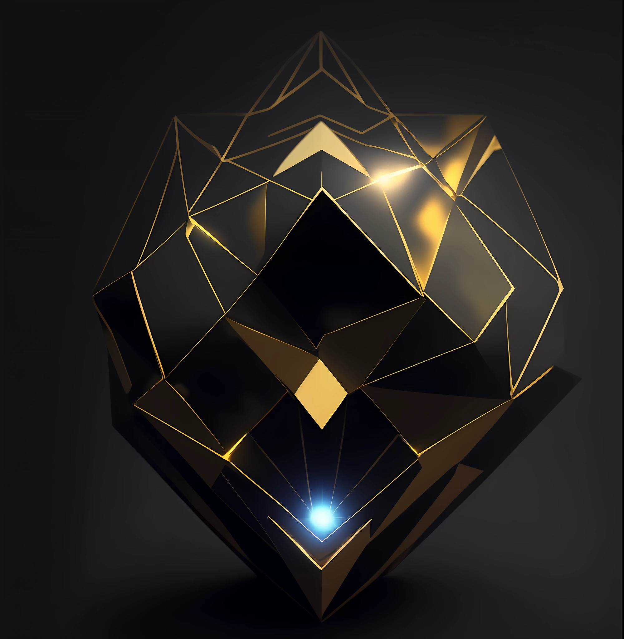 Close-up of gold and black squares with light colors, quantum, symmetry, tessellation, hard edge concept art, cube portal, artStation geometry, 8K hd wallpaper jpeg artifacts, 8k hd wallpaper jpeg artifacts, tessellation, game icon assets, game icon stylization, crystal skin, symmetry!! Concept art