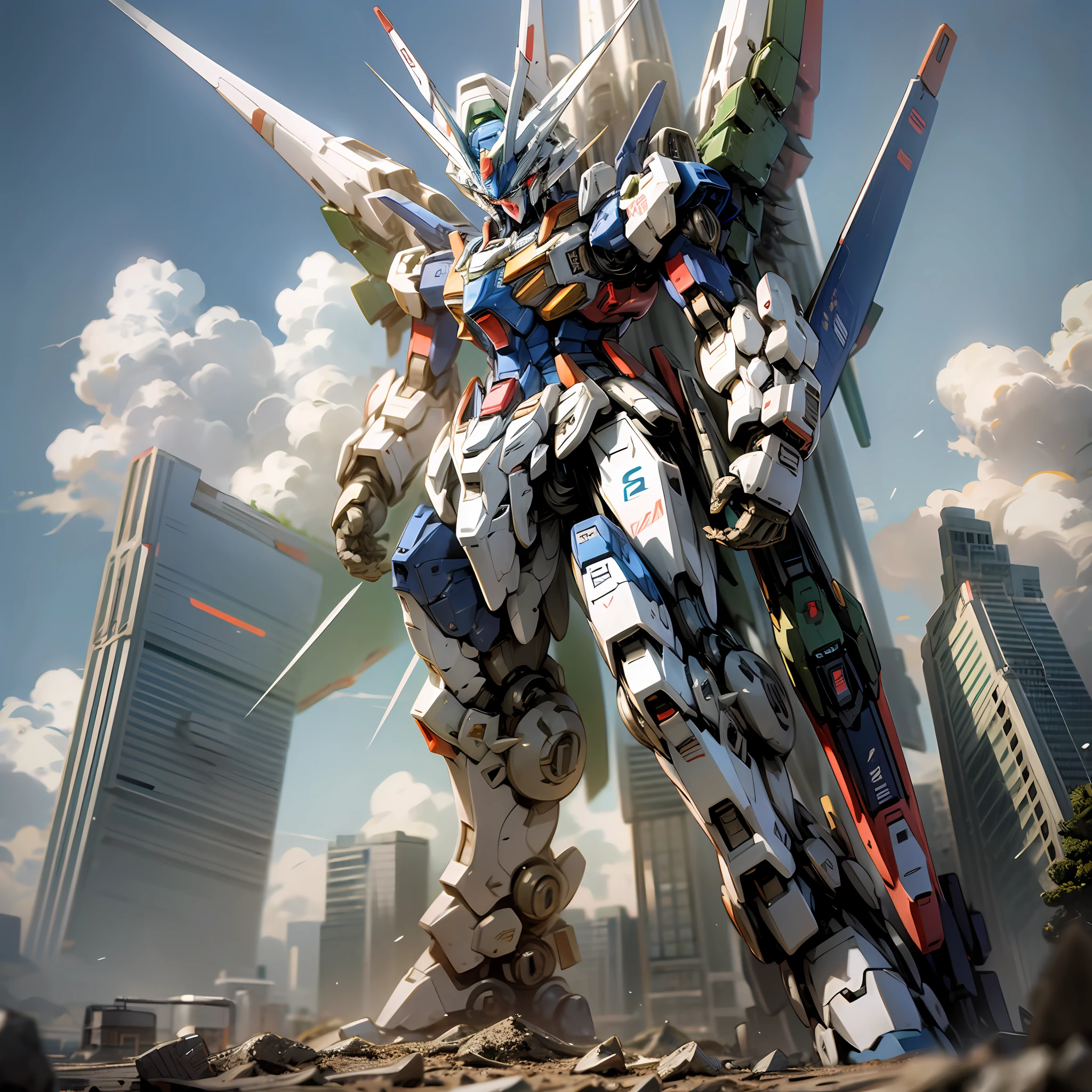 "Super Futuristic Mobile Suit Gundam Transformers Style Real Photo --auto --s2