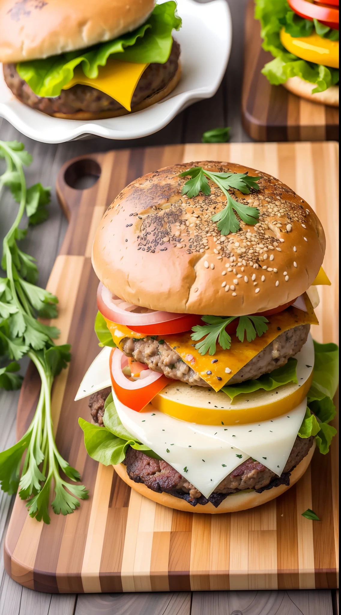 savory, hamburger, meat, cheese, (foodporn:0.7)
