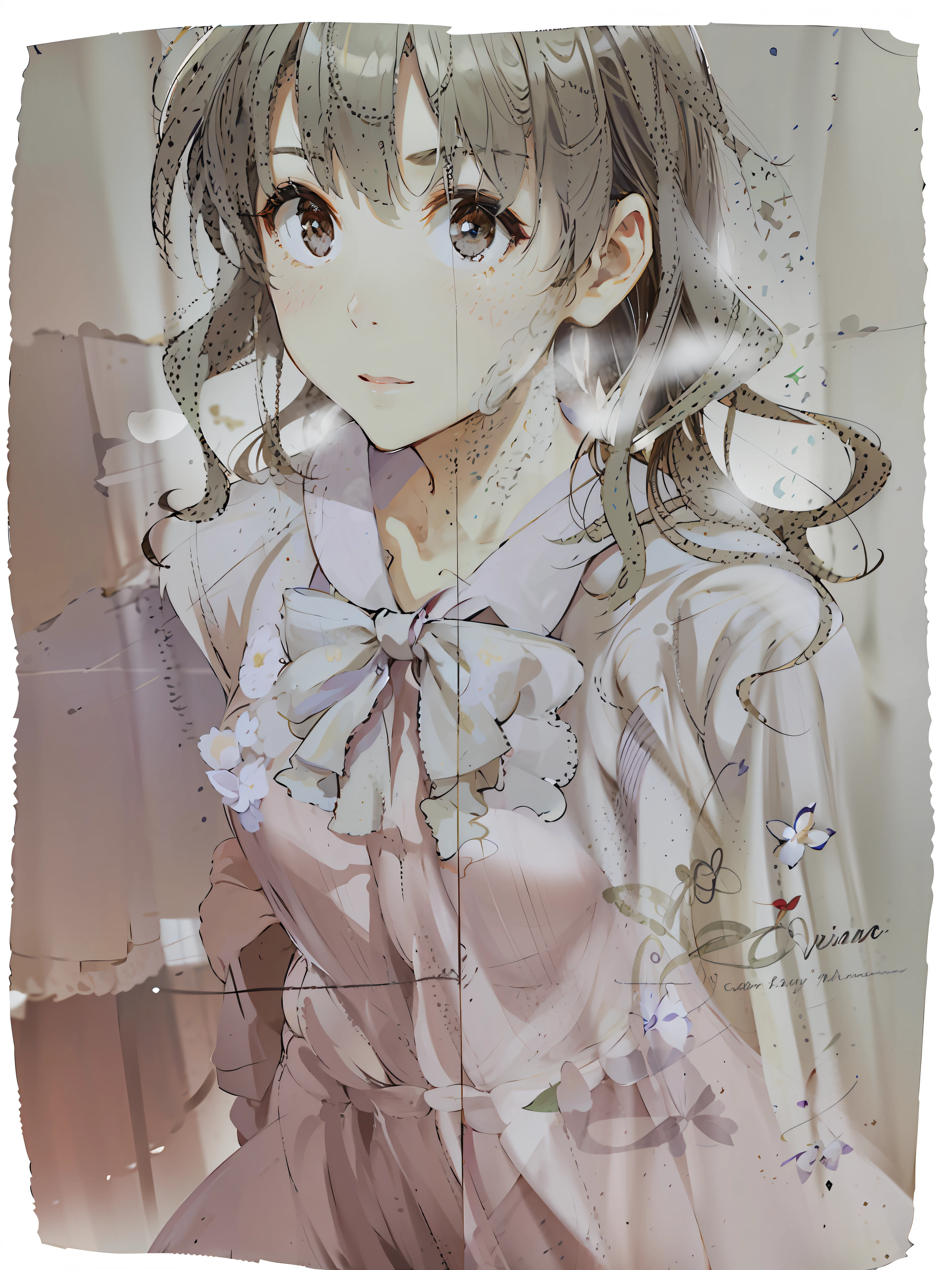 (Masterpiece, best quality, beautifully illustrated), (warm colors, beautiful), fresh and clean image, no impurities, (dress simple and clear, rich colors)
