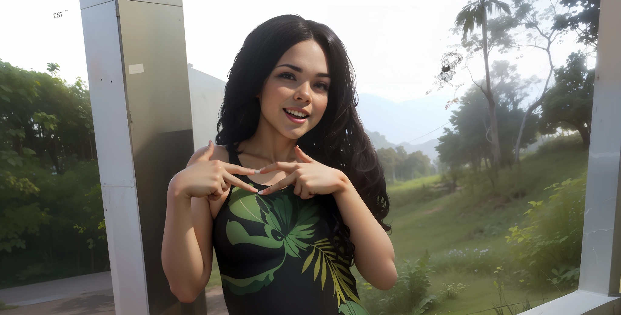 full body pose,shorts, fun pose, cute body, boobs --auto --s2