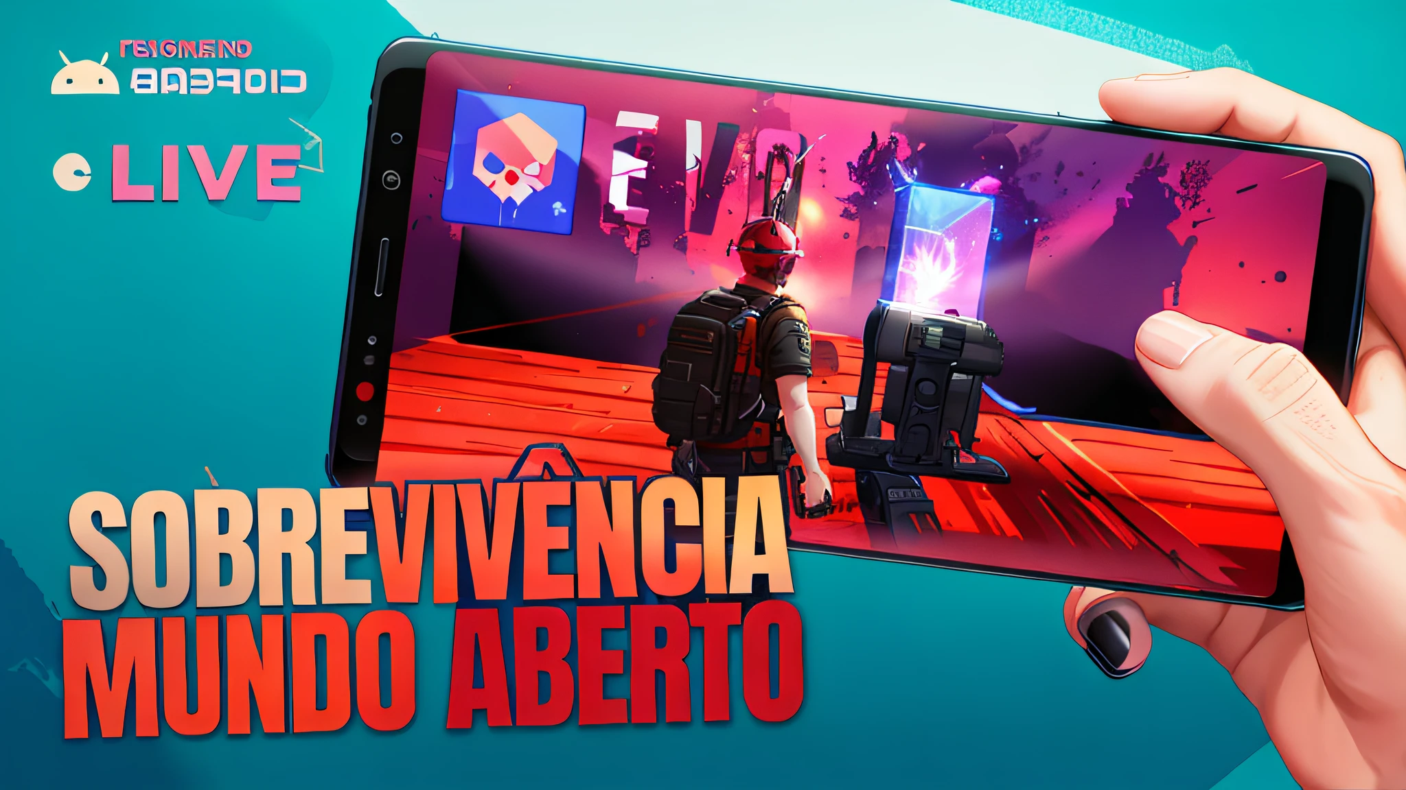 a person holding a phone with a picture of a man on it, epic games, youtube thumbnail, mmo, fov 90 degrees, fov 9 0 degrees, neosvr!!!, 8 k rpg, loadscreen”, fornite, in pubg, description, very epic, very very very epic, 9 0 degrees fov, mobile game