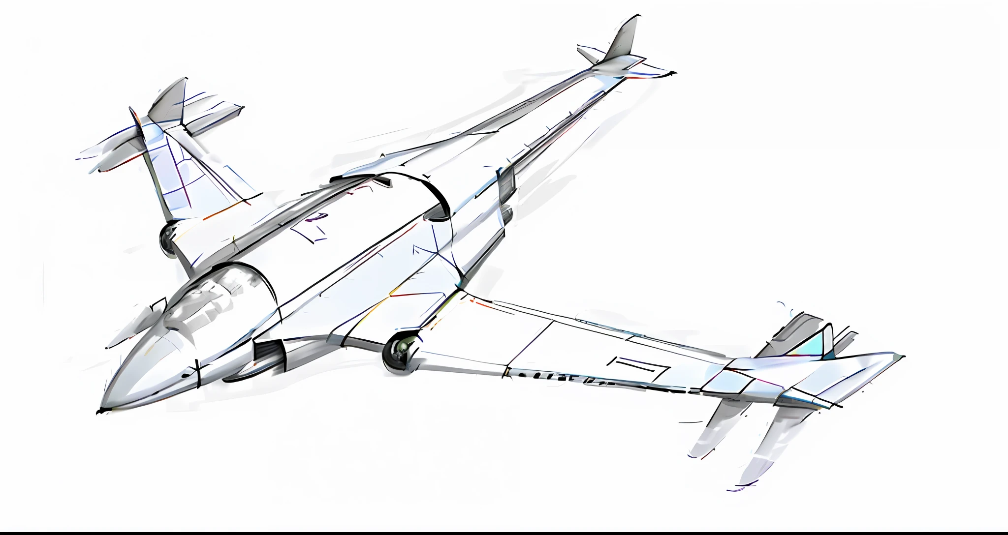 airplane sketch, hand drawn style, car sketch, concept sketch, enhanced details, concept map, concept art sketch, airplane, aerodynamic imposition, white background