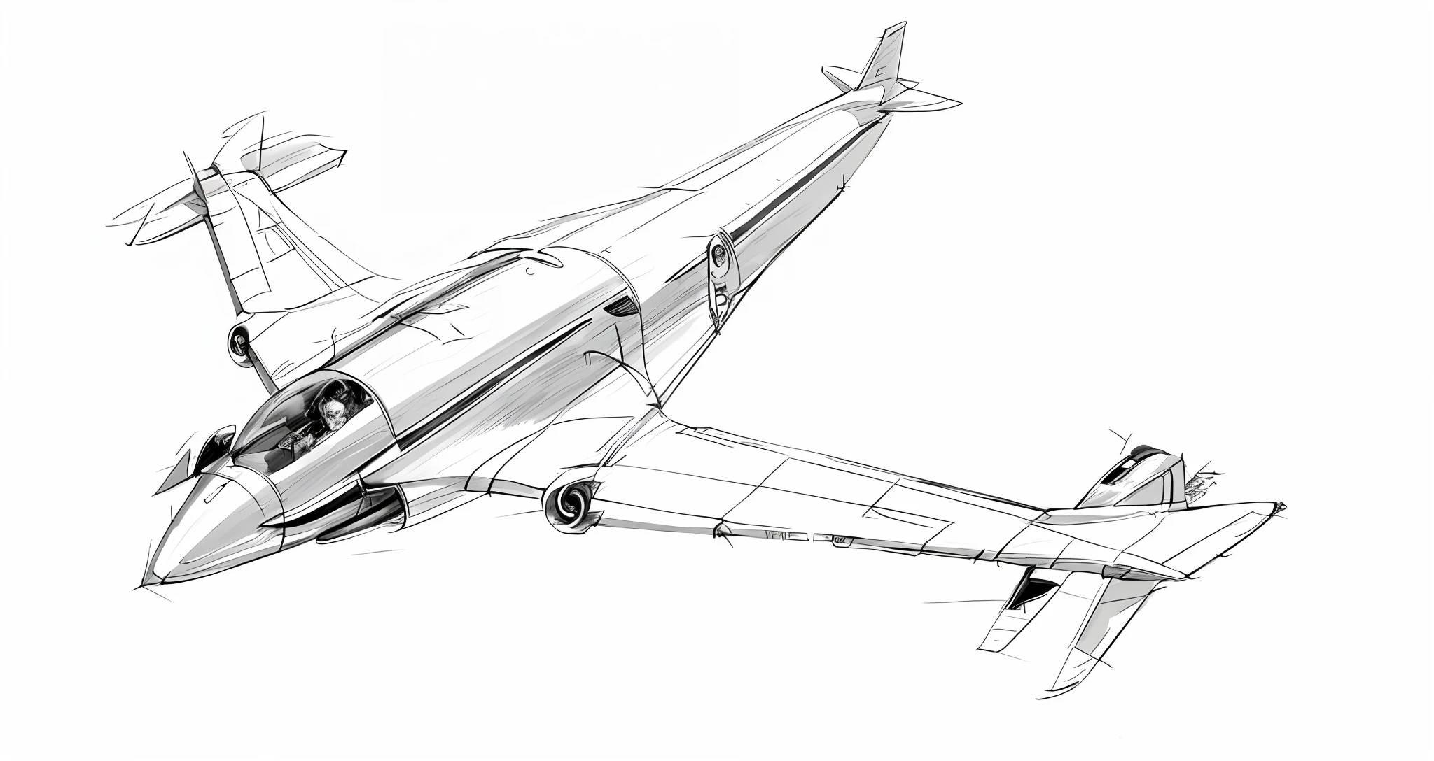 airplane sketch, hand drawn style, car sketch, concept sketch, enhanced details, concept map, concept art sketch, airplane, aerodynamic imposition, white background