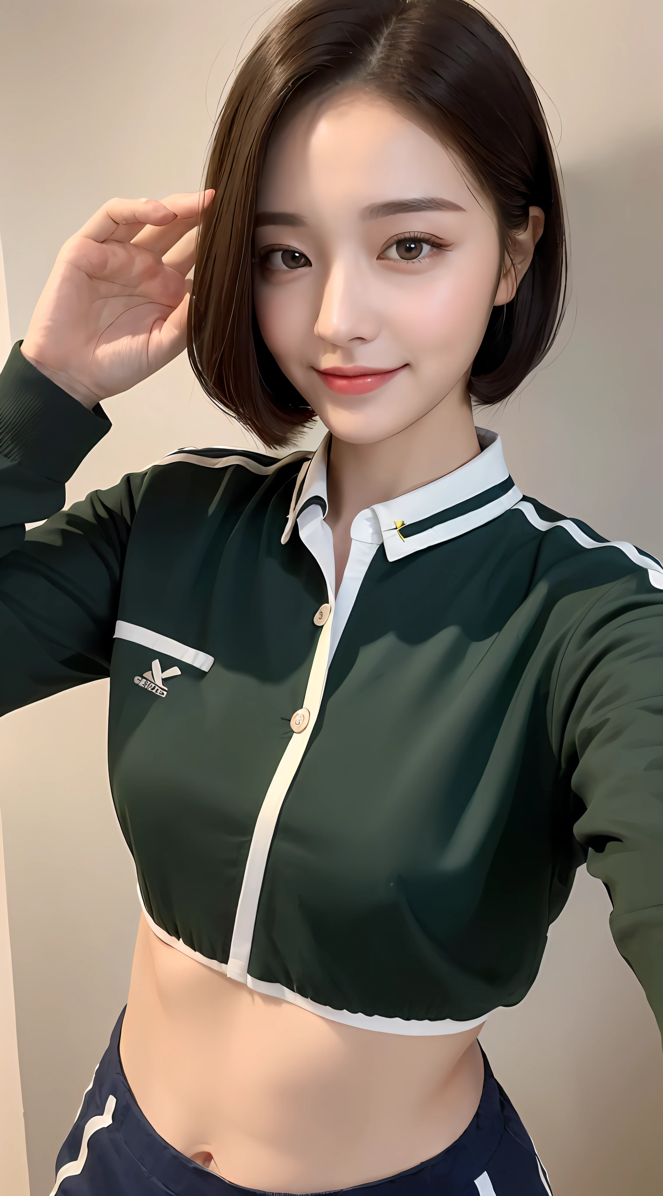 ((Best Quality, 8K, Masterpiece: 1.3)), 1 Girl, Slim Abs Beauty: 1.3, (Casual Hairstyle, Big: 1.2), Dress, Super Beautiful Face, Delicate Eyes, Double Eyelids, Smile