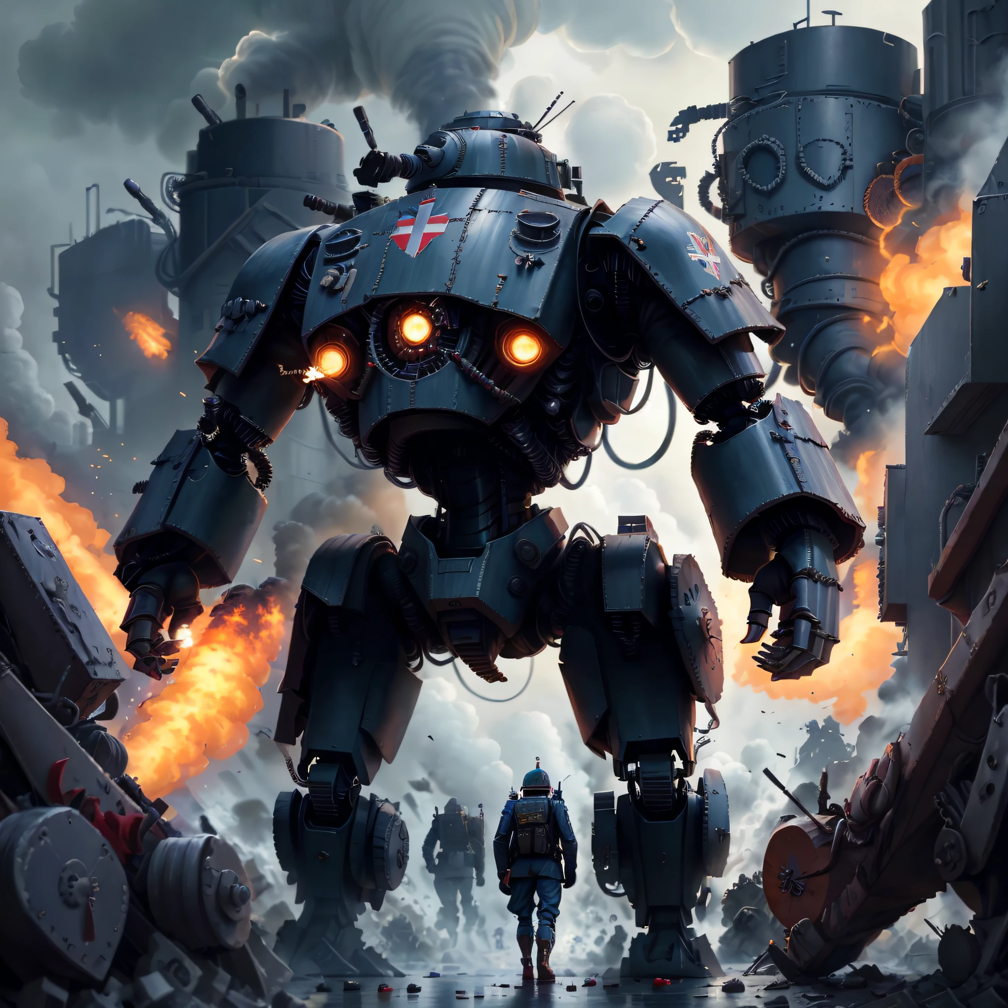 dieselpunkai,  war machine   evil  ww1