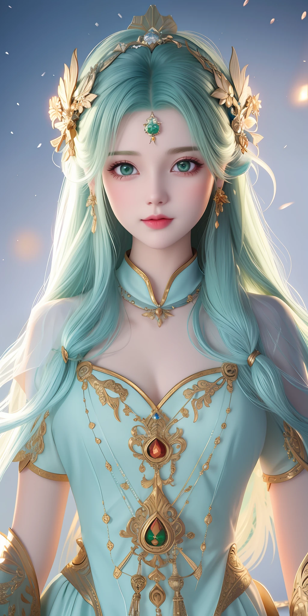 vintage style fantasy, masterpiece, magnificent art, best quality, 1girl, close-up girl nordic princess, Scandinavian mountains, winter weather, symmetrical and hyper detailed face, silky skin like peach silk, vibrant and aggressive green eyes, white and messy hair up to the waist, sculptural body, (sparks: 0.7), Adobe Illustration, Trand on Artstation, 8K, hd, UHD, cold and soft lighting, --q 500 --s 100, -