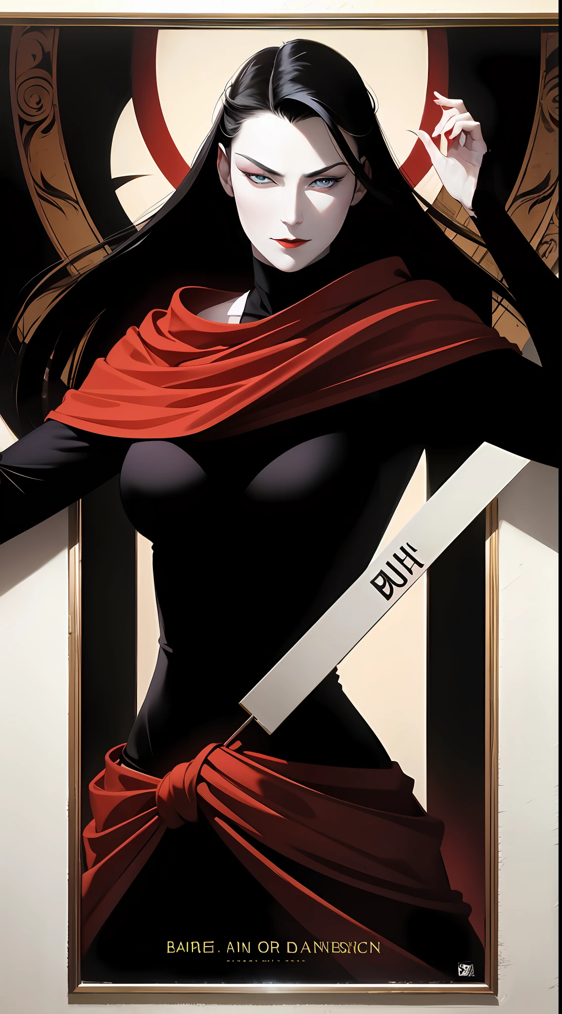 Dark Fantasy Movie Poster, Bauhaus,