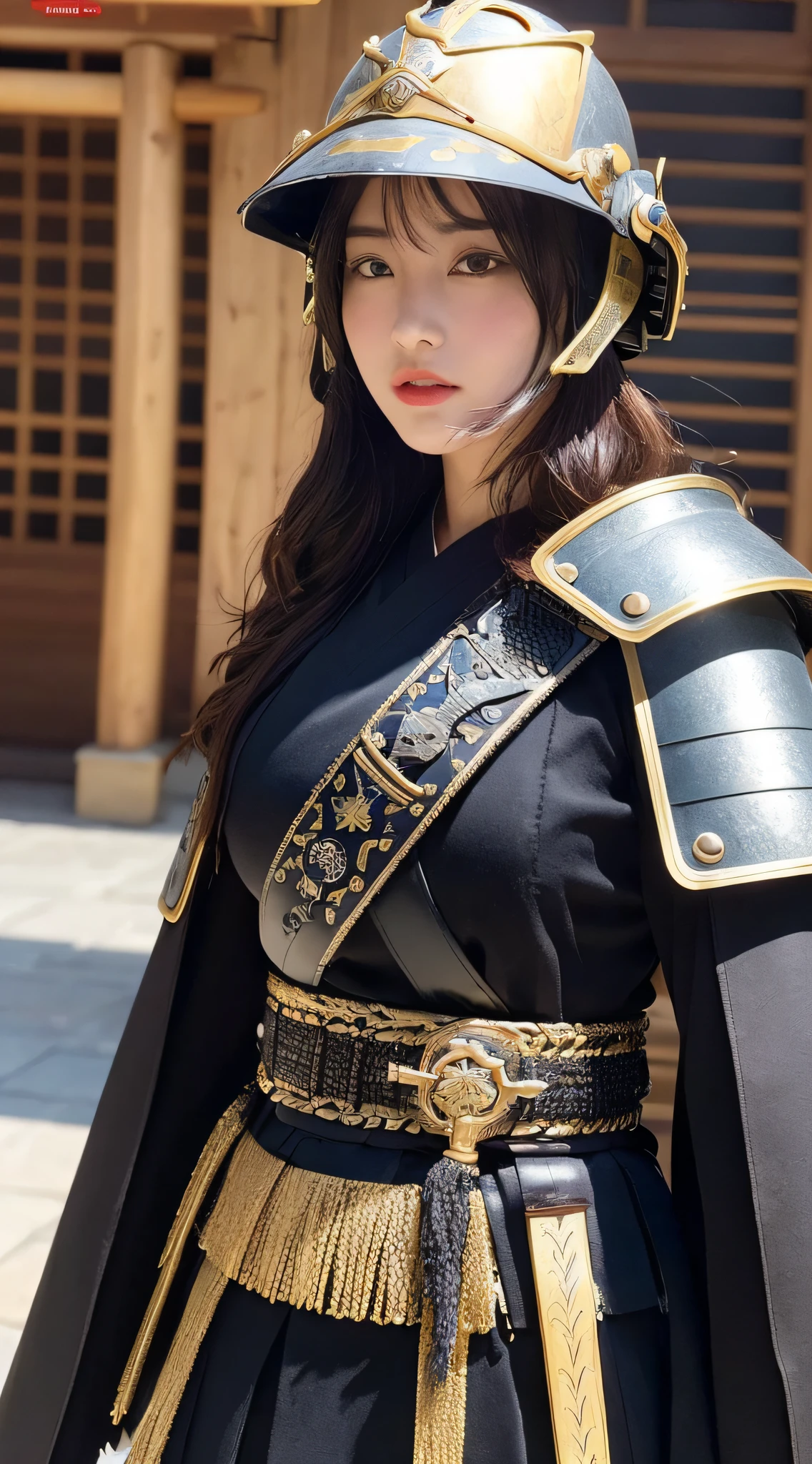 (8k high quality masterpiece, sexy female G cup 1 person: 1.3, black perspective: 1.1, ultra detailed face, double eyelids, transparent underwear, armor helmet, samurai, shogun, ronin, stroking chest, open leg), wearing helmet, cosplay, high leg, samurai, armor, armor, sword, Japan helmet, armor helmet, helmet celebration, oda nobunaga, Sengoku, warlord, Takeda Shingen, Date Masamune, samurai,