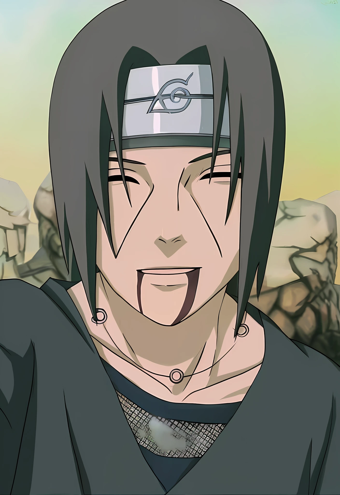 Turn this image into the same style as the rorouna zoro image