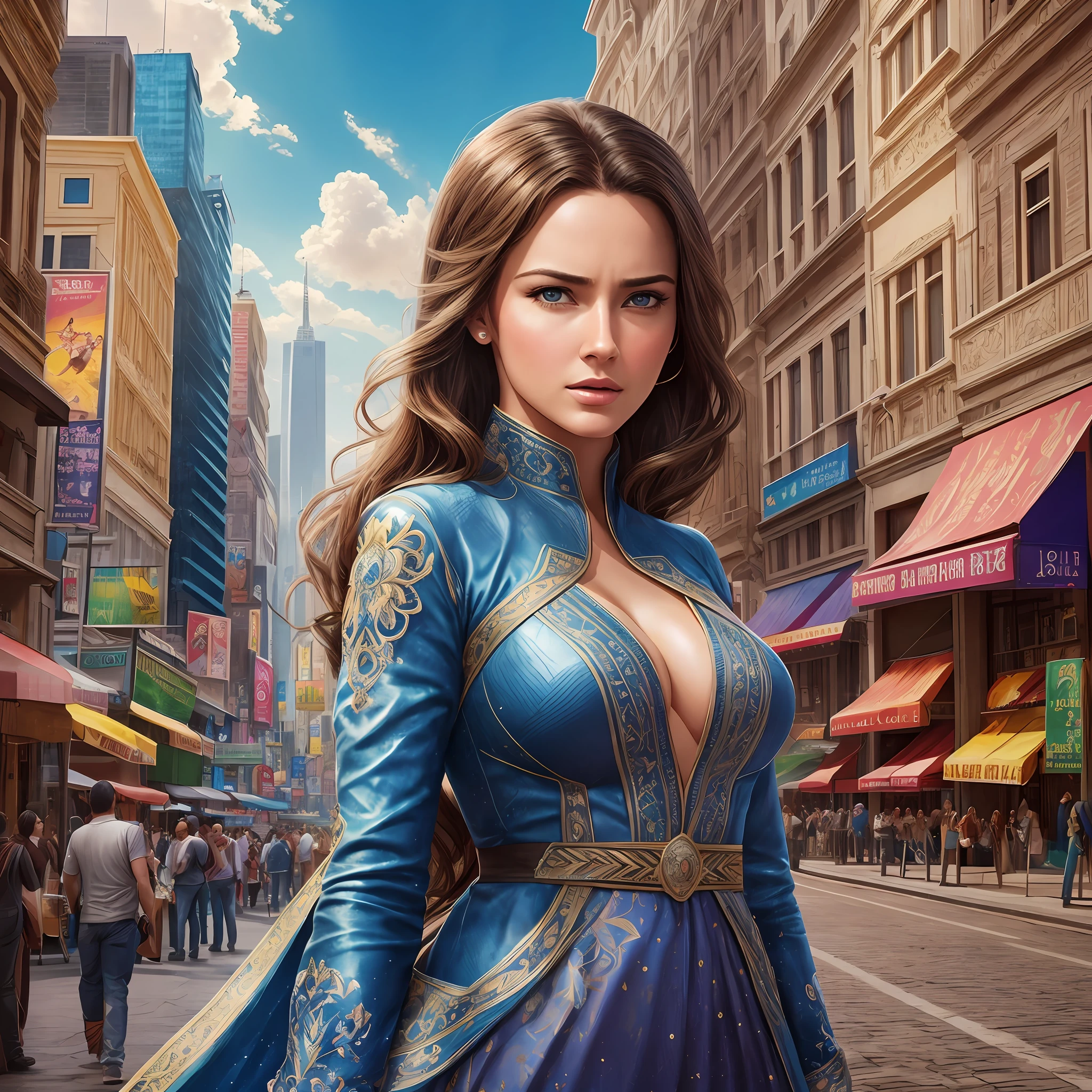The world's most beautiful woman, hyper-realistic poster, movie texture --auto --s2