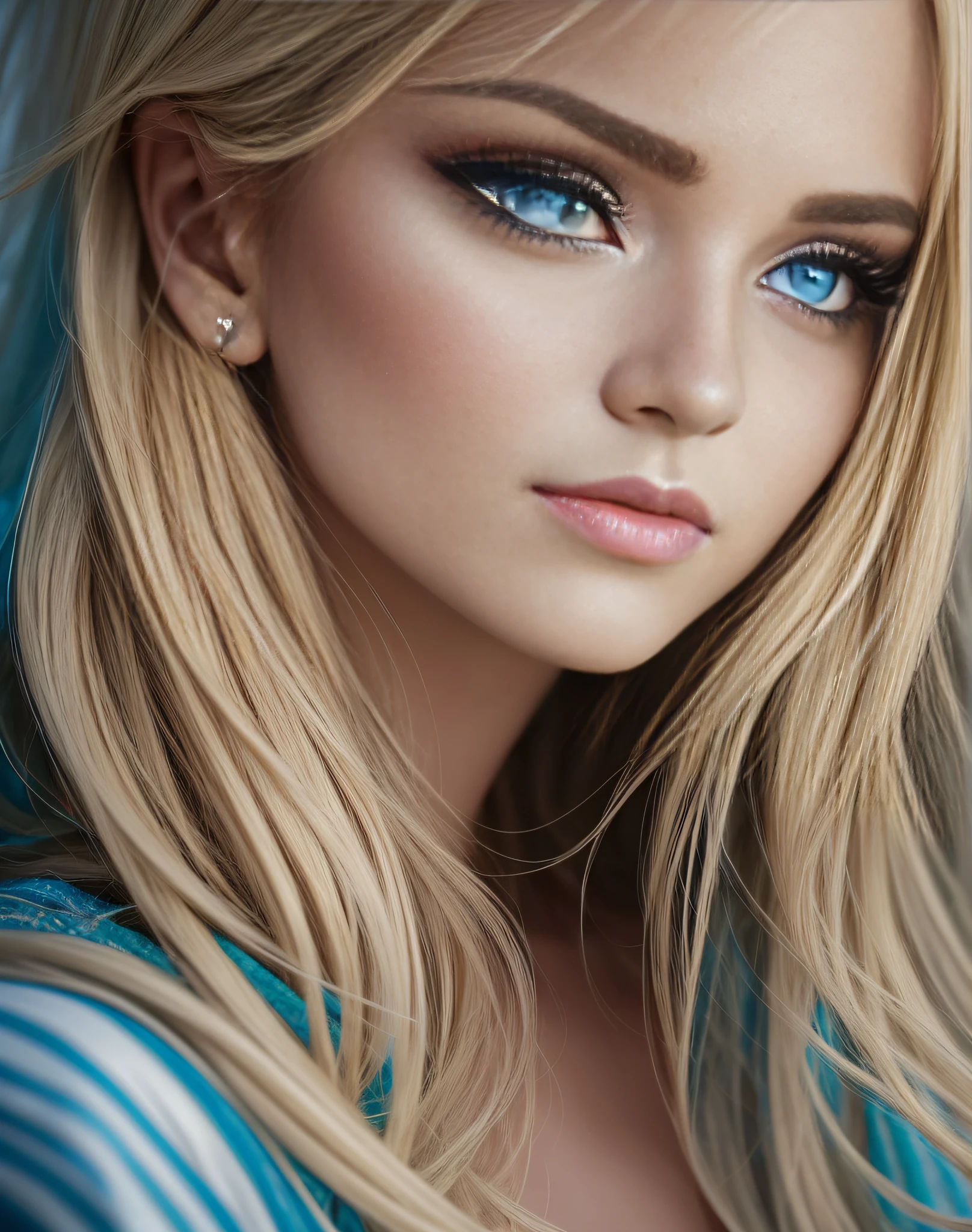 Masterpiece, absurdres,award winning photo, extremely detailed, amazing, fine detail, extremely detailed eyes and face, by lee jeffries nikon d850 film stock photograph 4 kodak portra 400 camera f1.6 lens rich colors hyper realistic lifelike texture dramatic lighting unrealengine trending on artstation cinestill 800 tungsten, beautiful rud_woman, a woman with long blond hair and blue eyes ,perfect rud_face, perfect rud_body