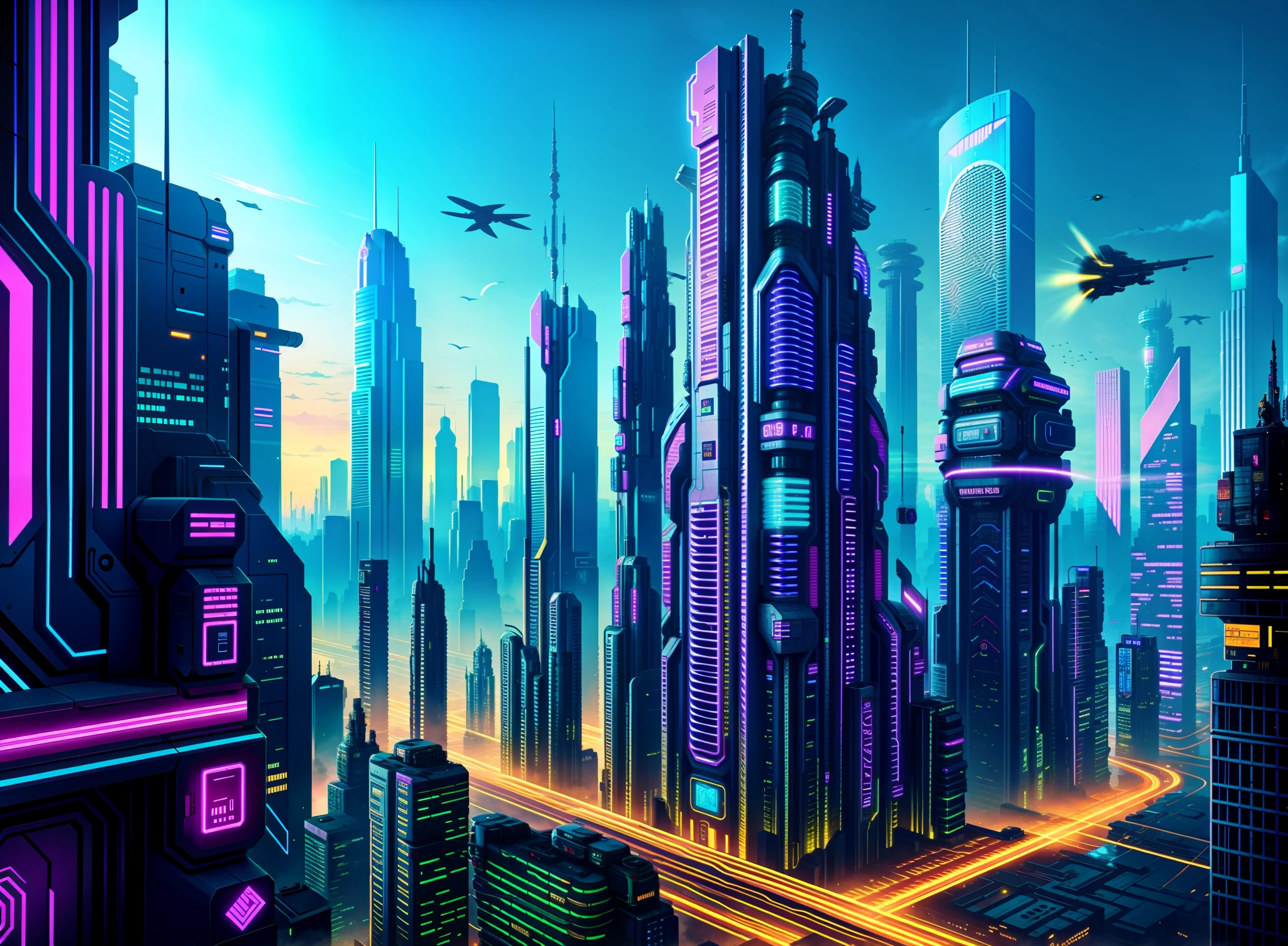 Cyberpunk city