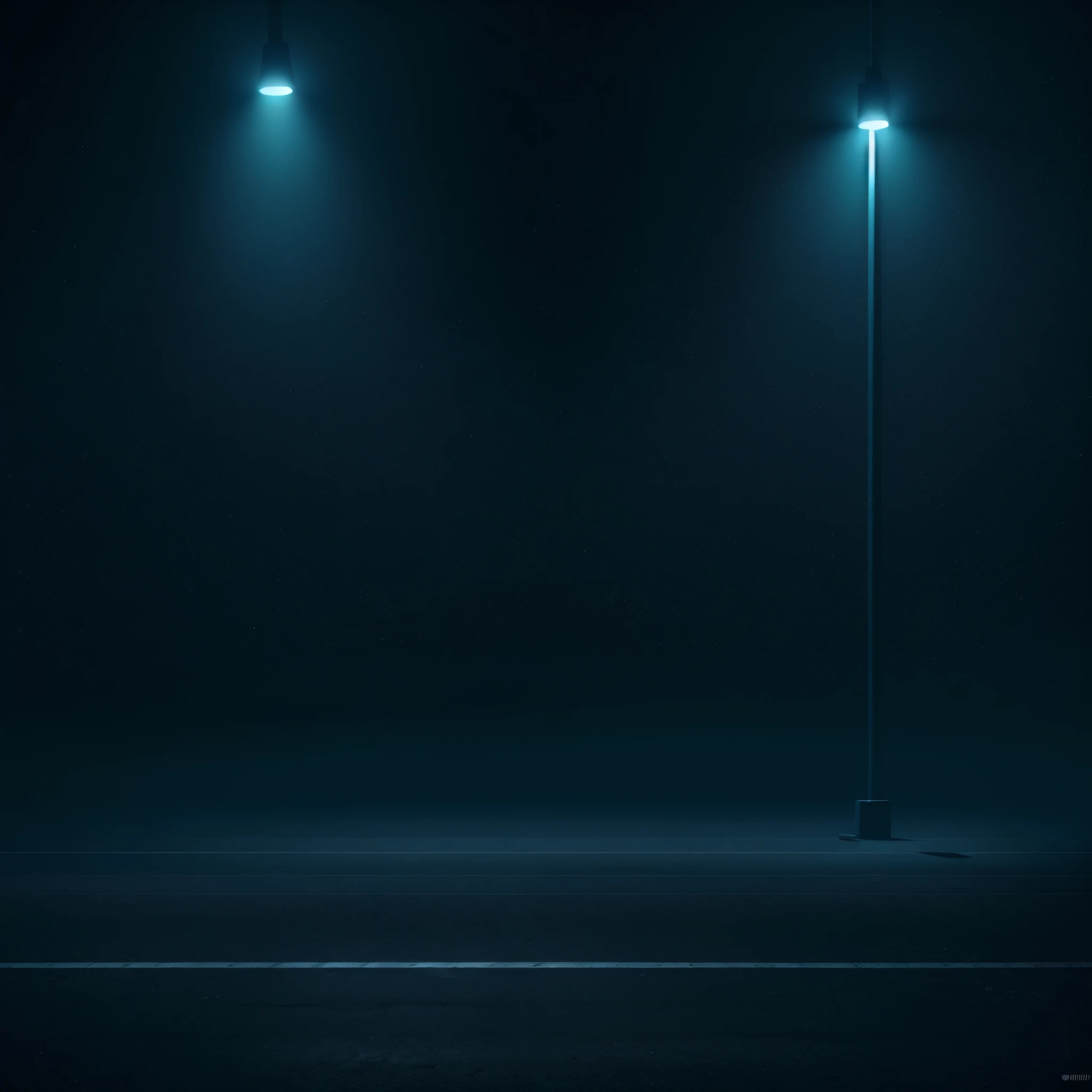 A dark empty street, dark blue background, an empty dark scene, neon light, spotlights The asphalt floor and studio room with smoke float up the interior texture. night --auto --s2